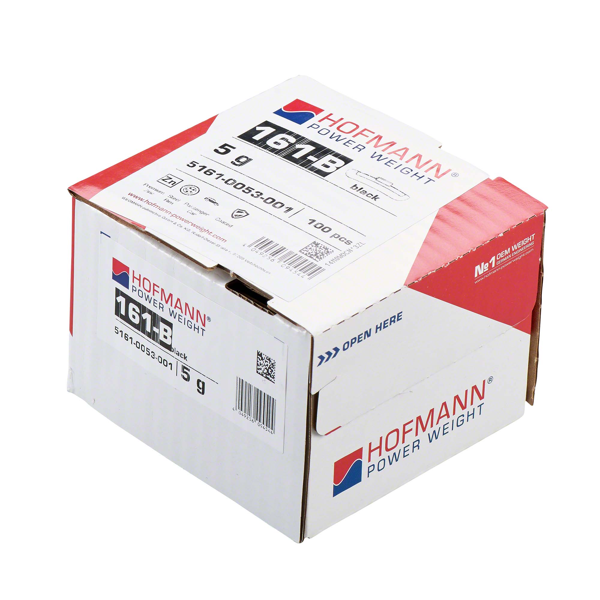 HOFMANN POWER WEIGHT-Schlaggewicht - Typ 161, 5g, Zink, schwarz-5161-0053-001