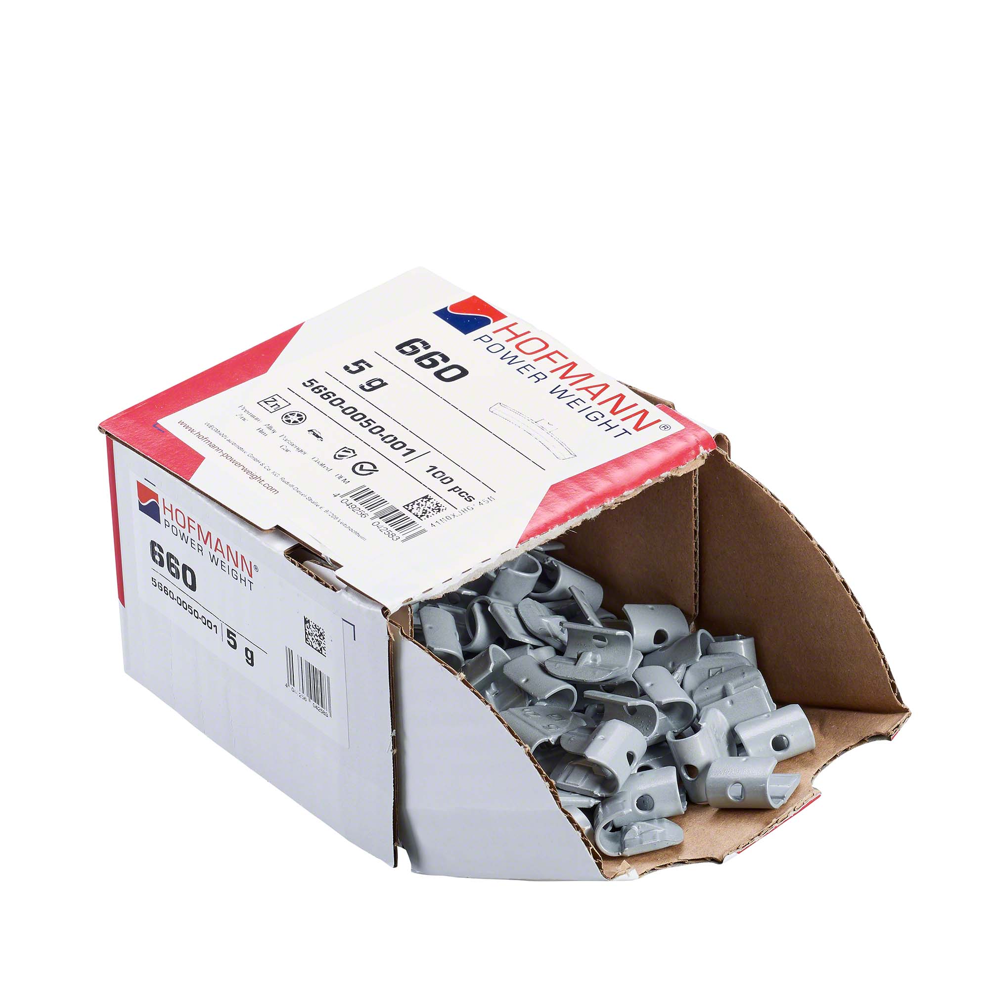 HOFMANN POWER WEIGHT-Schlaggewicht - Typ 660, 5 g, Zink, Silber-5660-0050-001