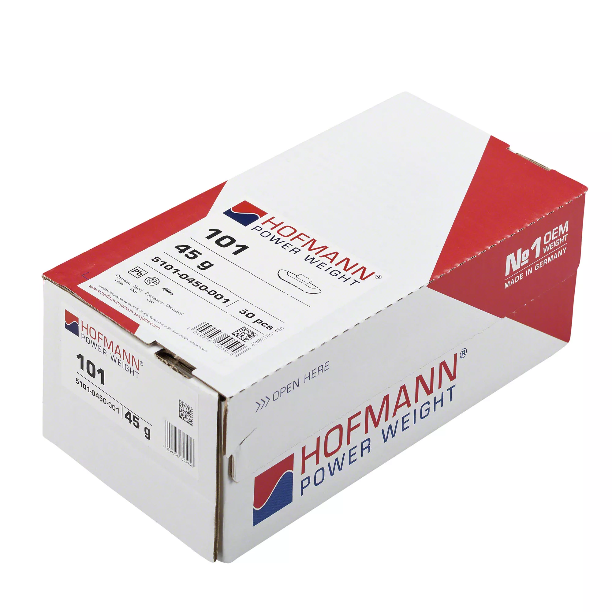 HOFMANN POWER WEIGHT-Schlaggewicht - Typ 101, 45g, Blei, grau-5101-0450-001