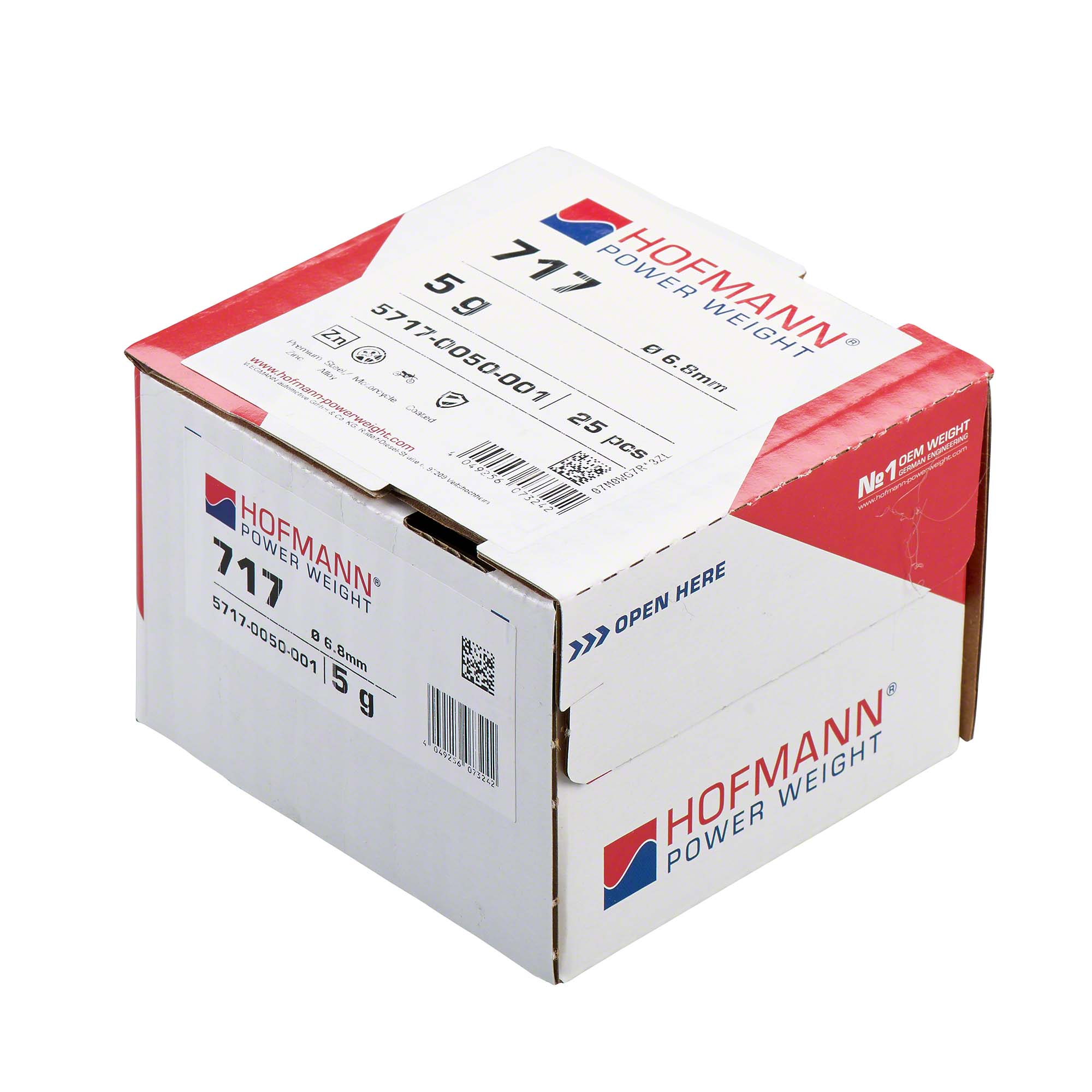 HOFMANN POWER WEIGHT-Speichengewicht - Typ 717, 5 g, Zink-5717-0050-001