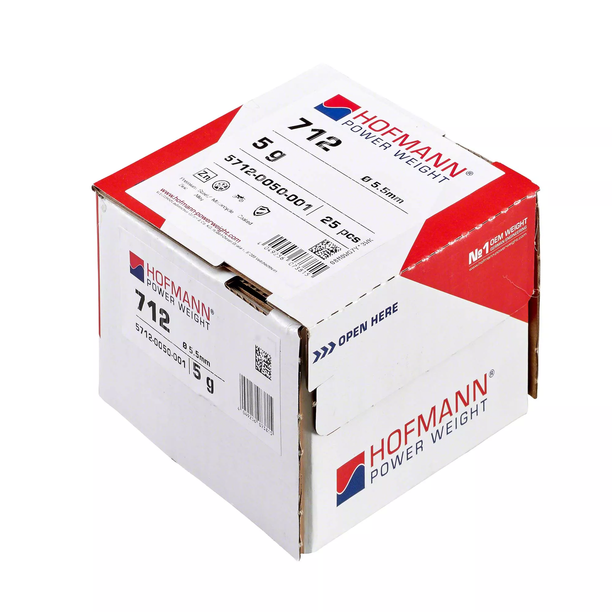 HOFMANN POWER WEIGHT-Speichengewicht - Typ 712, 5 g, Zink-5712-0050-001