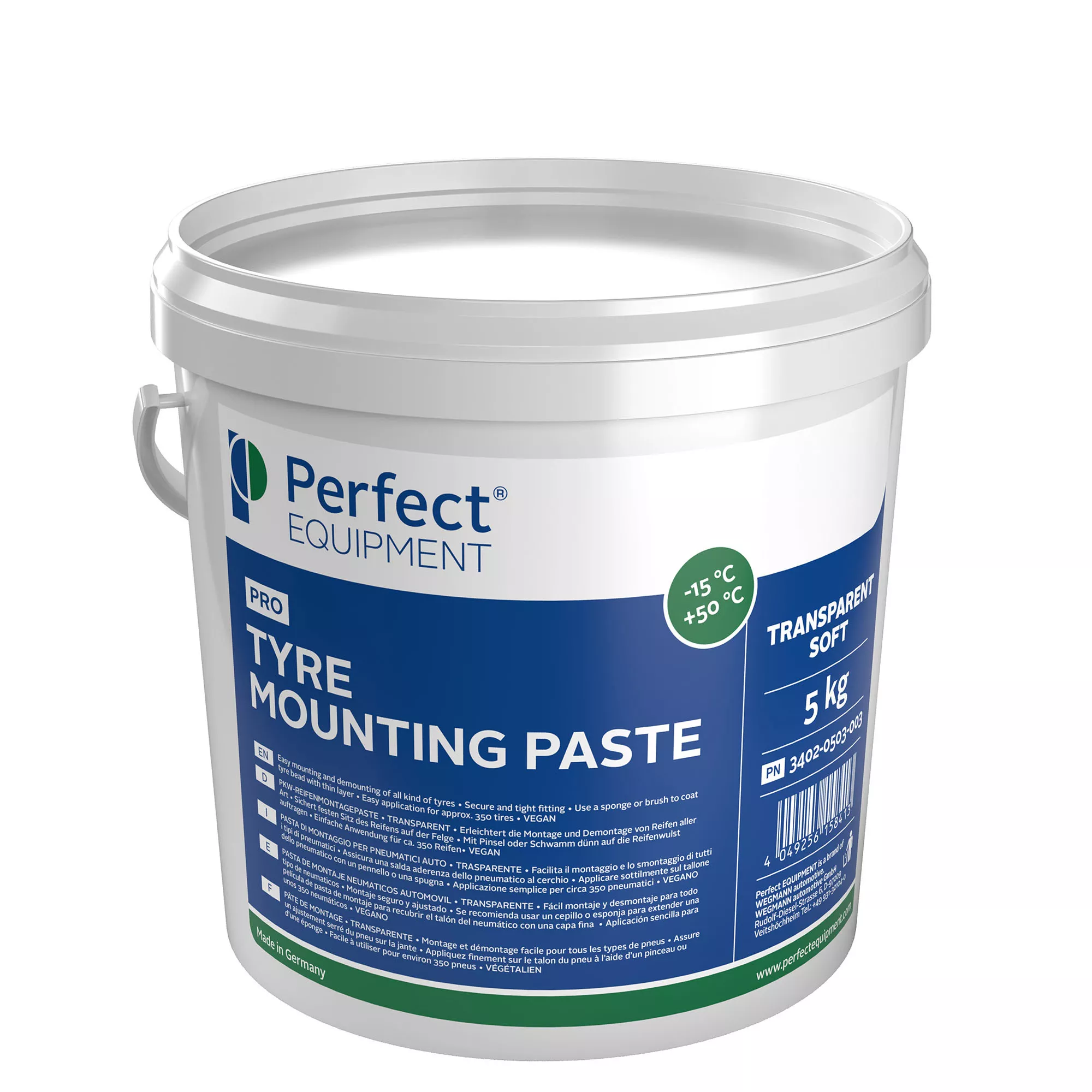 Perfect EQUIPMENT-Montagepaste PRO - transparent, weich, 5kg-3402-0503-003