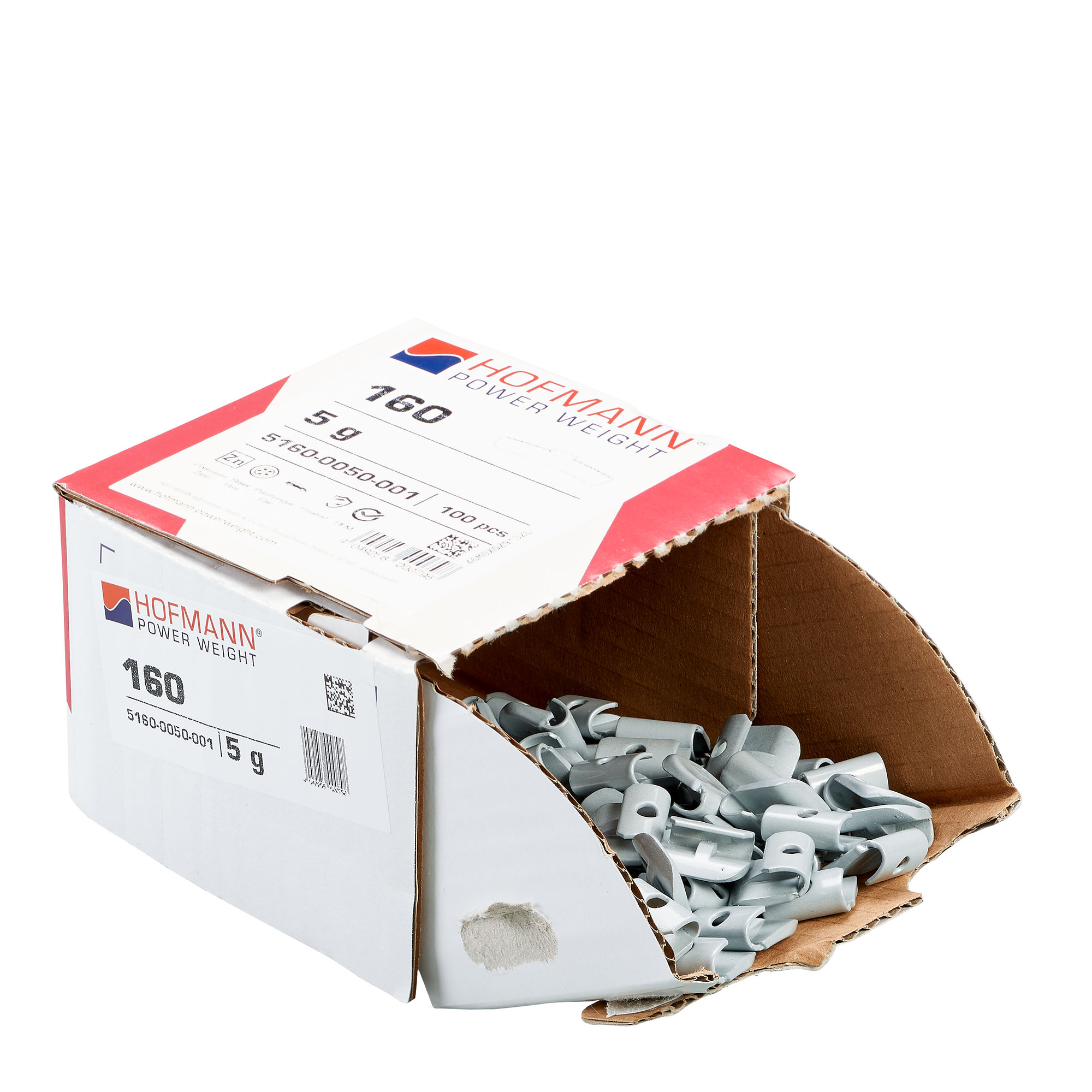 HOFMANN POWER WEIGHT-Schlaggewicht - Typ 160, 5g, Zink, silber-5160-0050-001