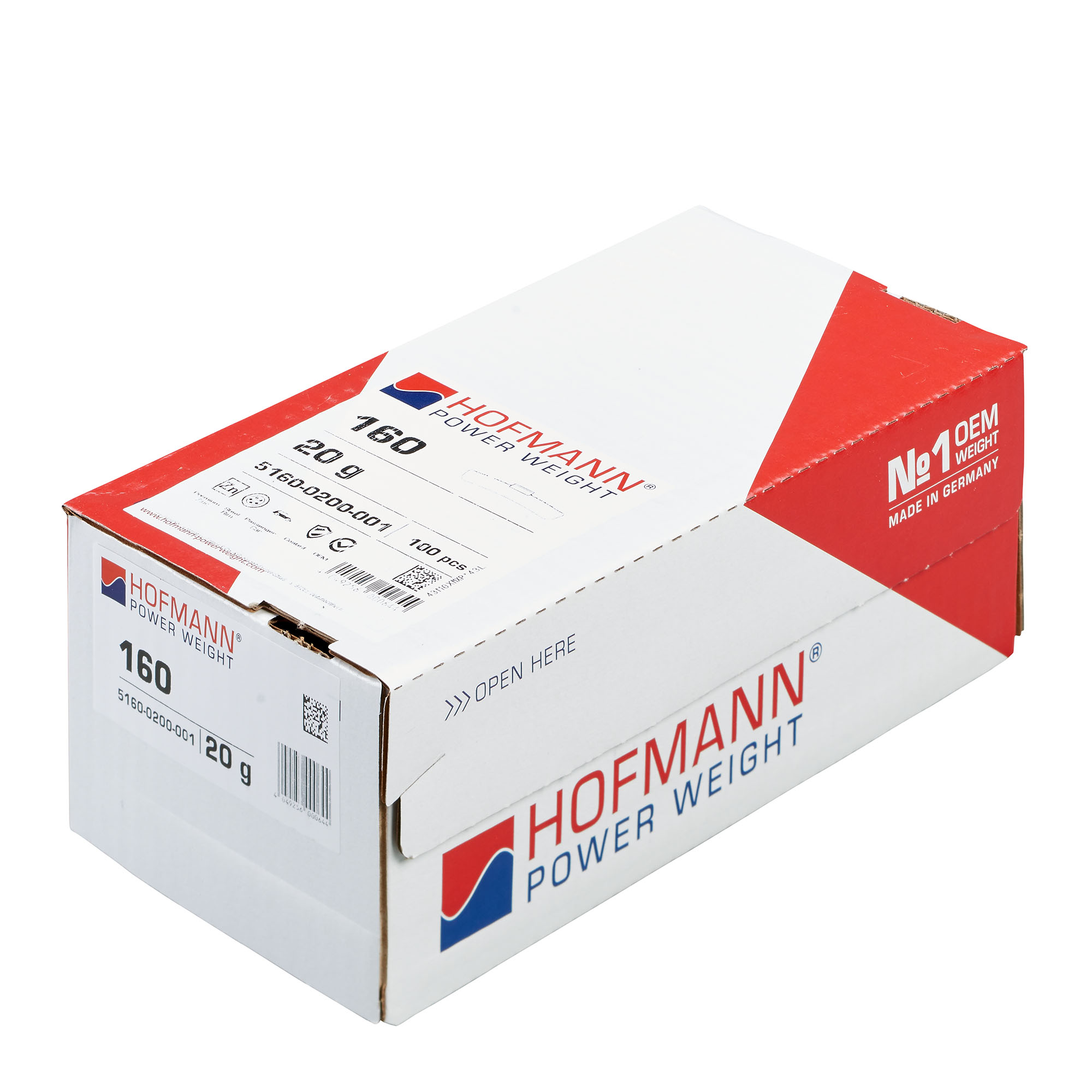 HOFMANN POWER WEIGHT-Schlaggewicht - Typ 160, 20g, Zink, silber-5160-0200-001