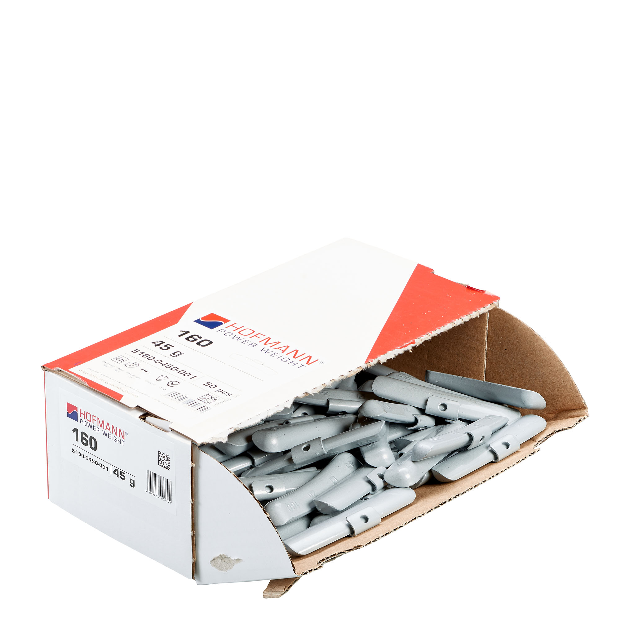 knock-on weight - Typ 160, 45 g, zinc, silver