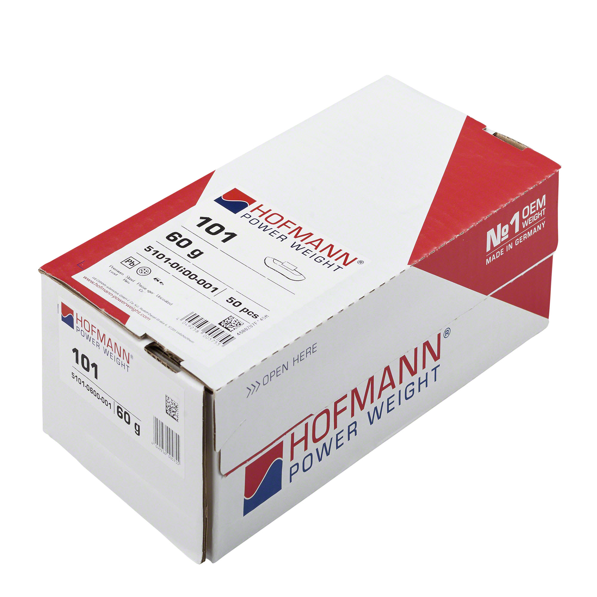 HOFMANN POWER WEIGHT-Schlaggewicht - Typ 101, 60g, Blei, grau-5101-0600-001