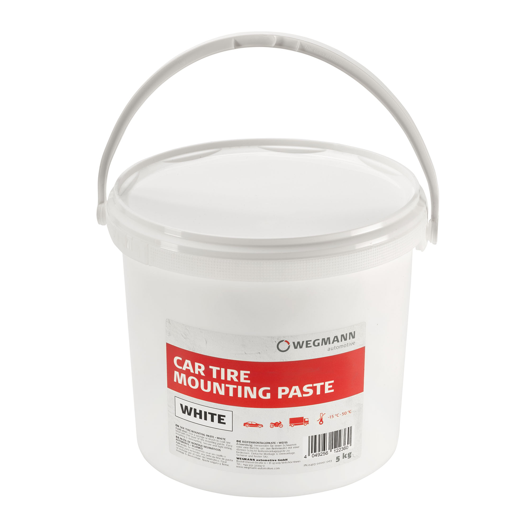 WEGMANN pasta per il montaggio dei pneumatici 5kg bianco