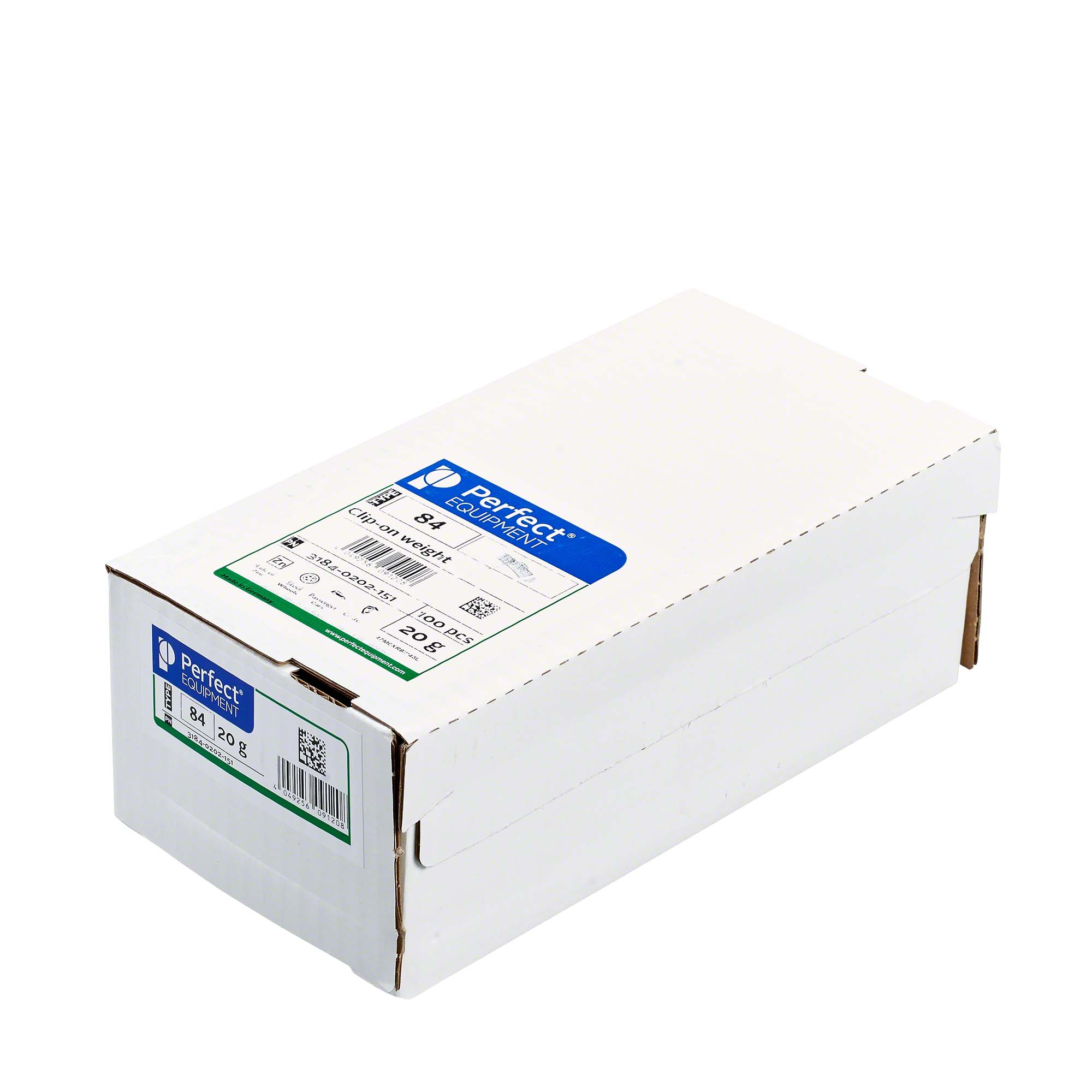 Perfect EQUIPMENT-Schlaggewicht - Typ 84, 20g, Zink, silber-3184-0202-151