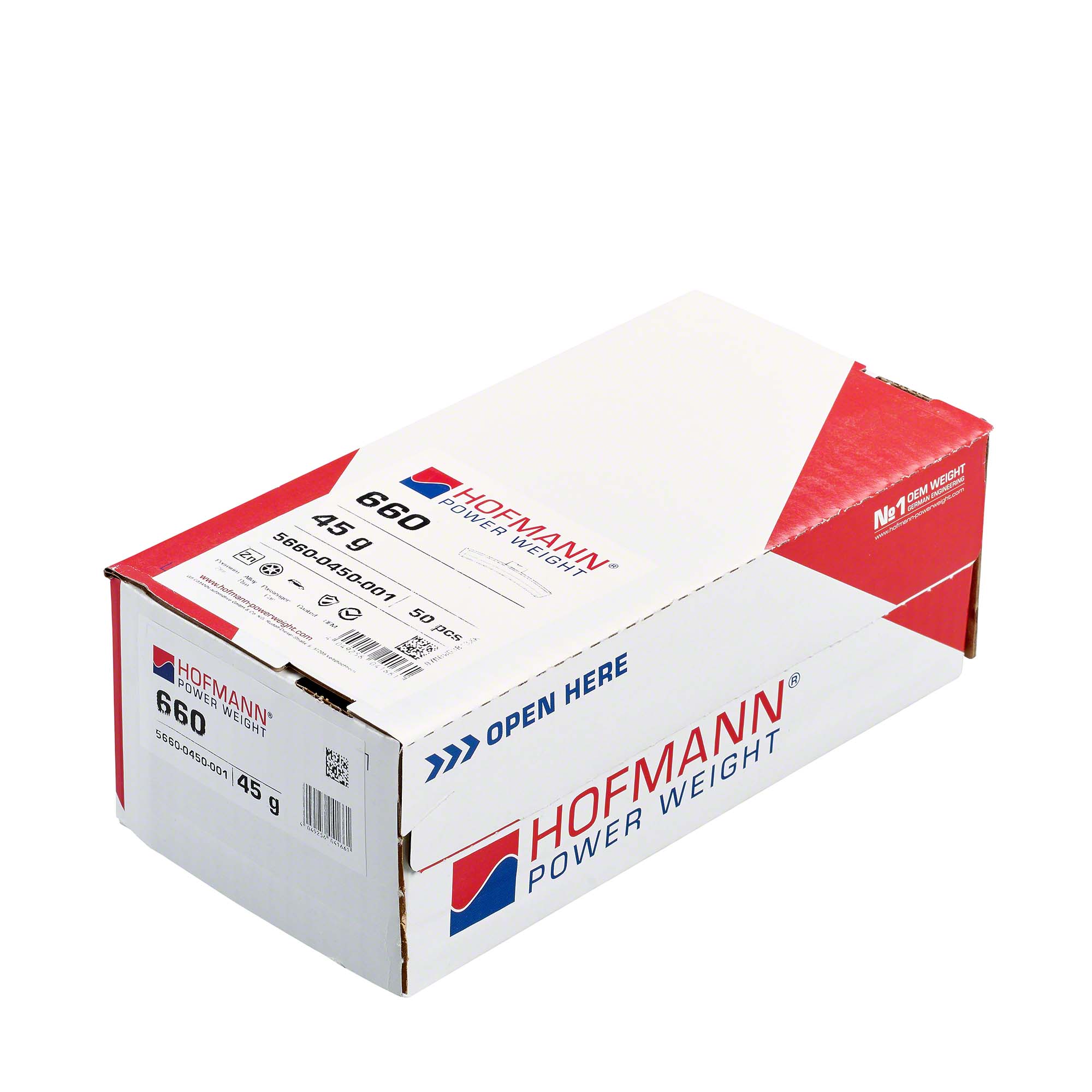 HOFMANN POWER WEIGHT-Schlaggewicht - Typ 660, 45g, Zink, silber-5660-0450-001