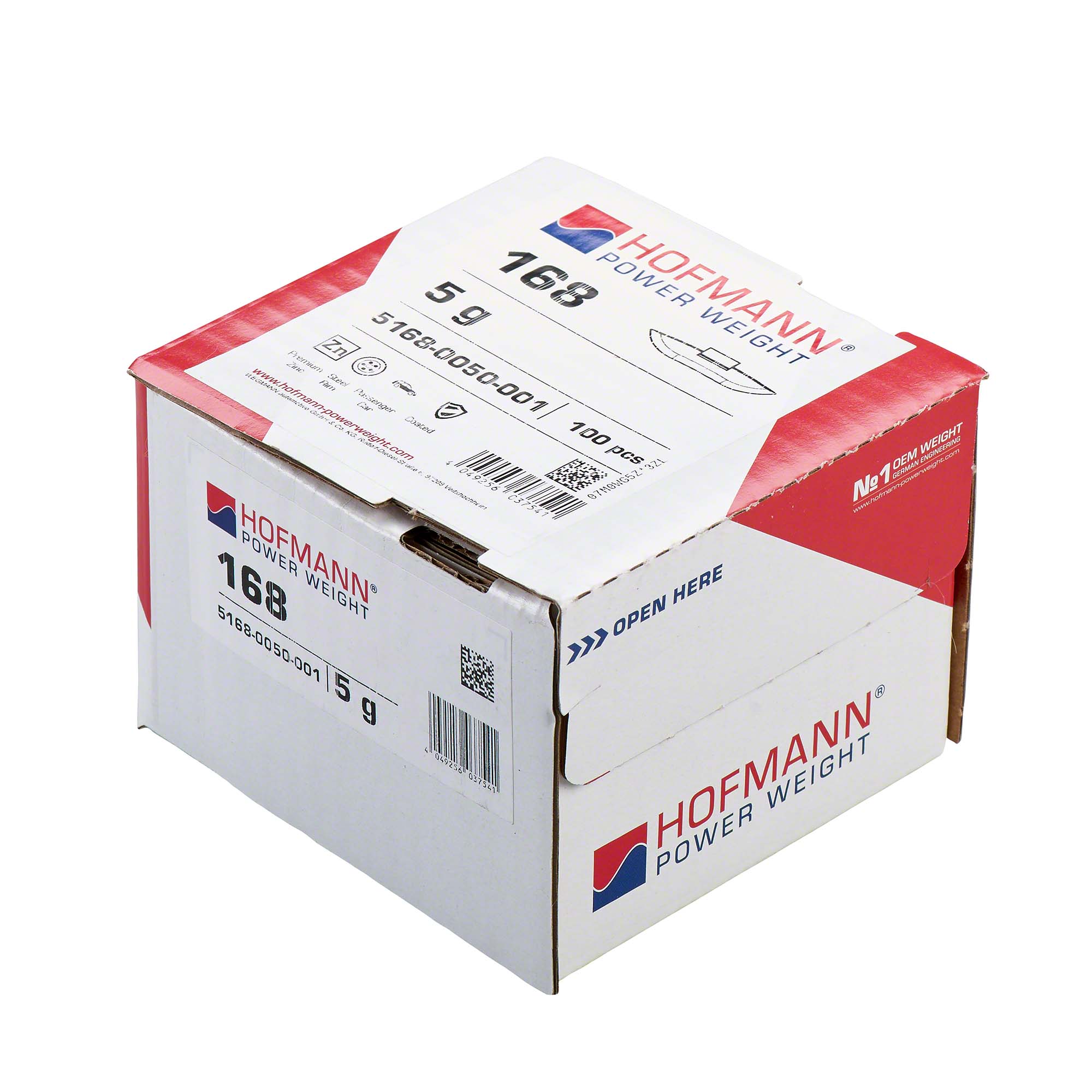 HOFMANN POWER WEIGHT-Schlaggewicht - Typ 168, 5g, Zink, silber-5168-0050-001