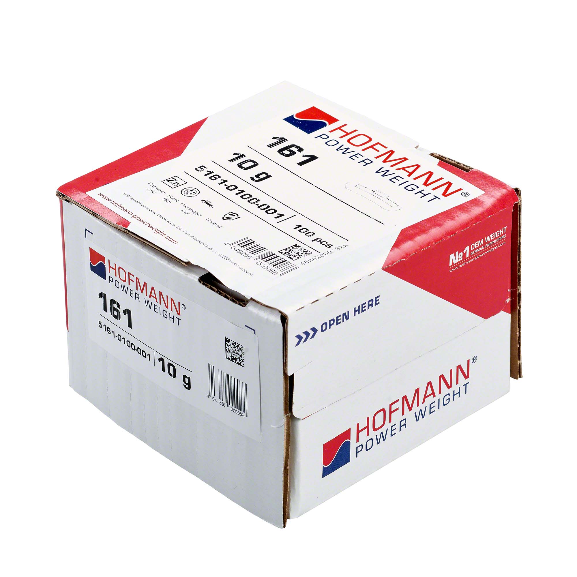 HOFMANN POWER WEIGHT-Schlaggewicht - Typ 161, 10g, Zink, silber-5161-0100-001