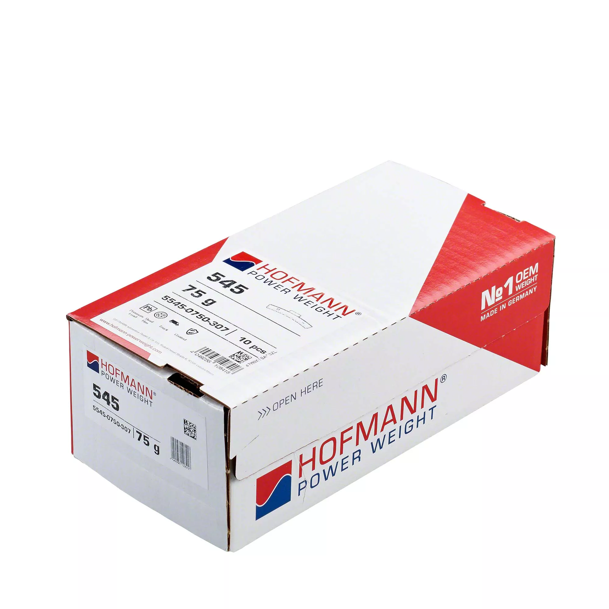 HOFMANN POWER WEIGHT-10× Schlaggewicht Hofmann Power Weight -Typ 545- - Typ 545, 75 g, Zink, Silber-5545-0750-307