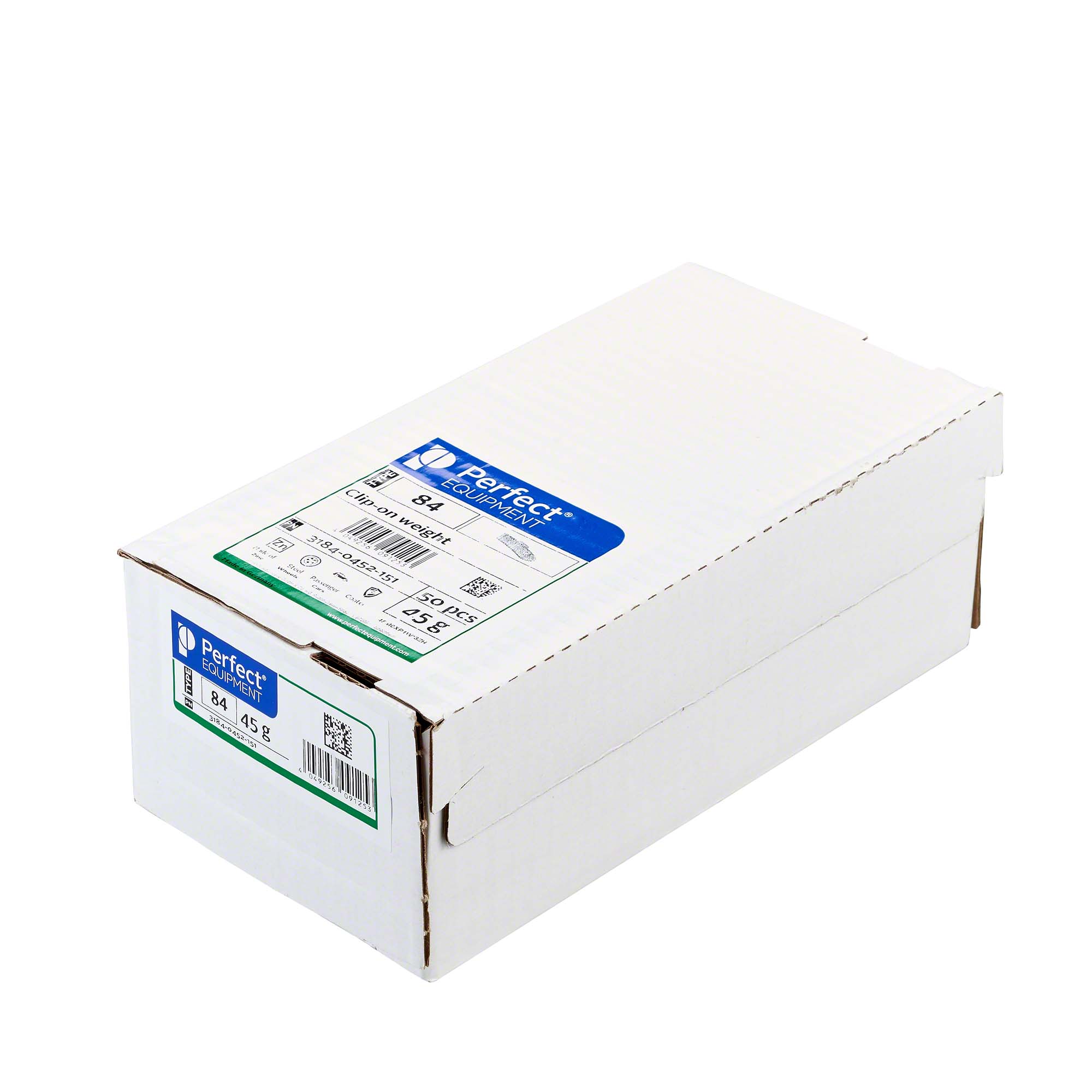 Perfect EQUIPMENT-Schlaggewicht - Typ 84, 45g, Zink, silber-3184-0452-151