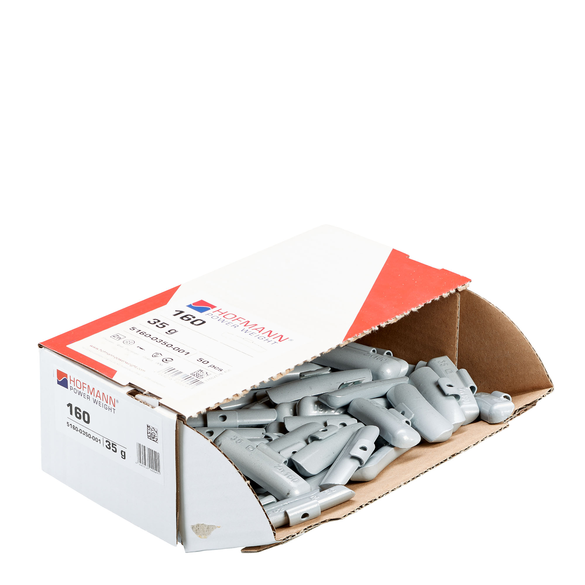 HOFMANN POWER WEIGHT-Schlaggewicht - Typ 160, 35g, Zink, silber-5160-0350-001