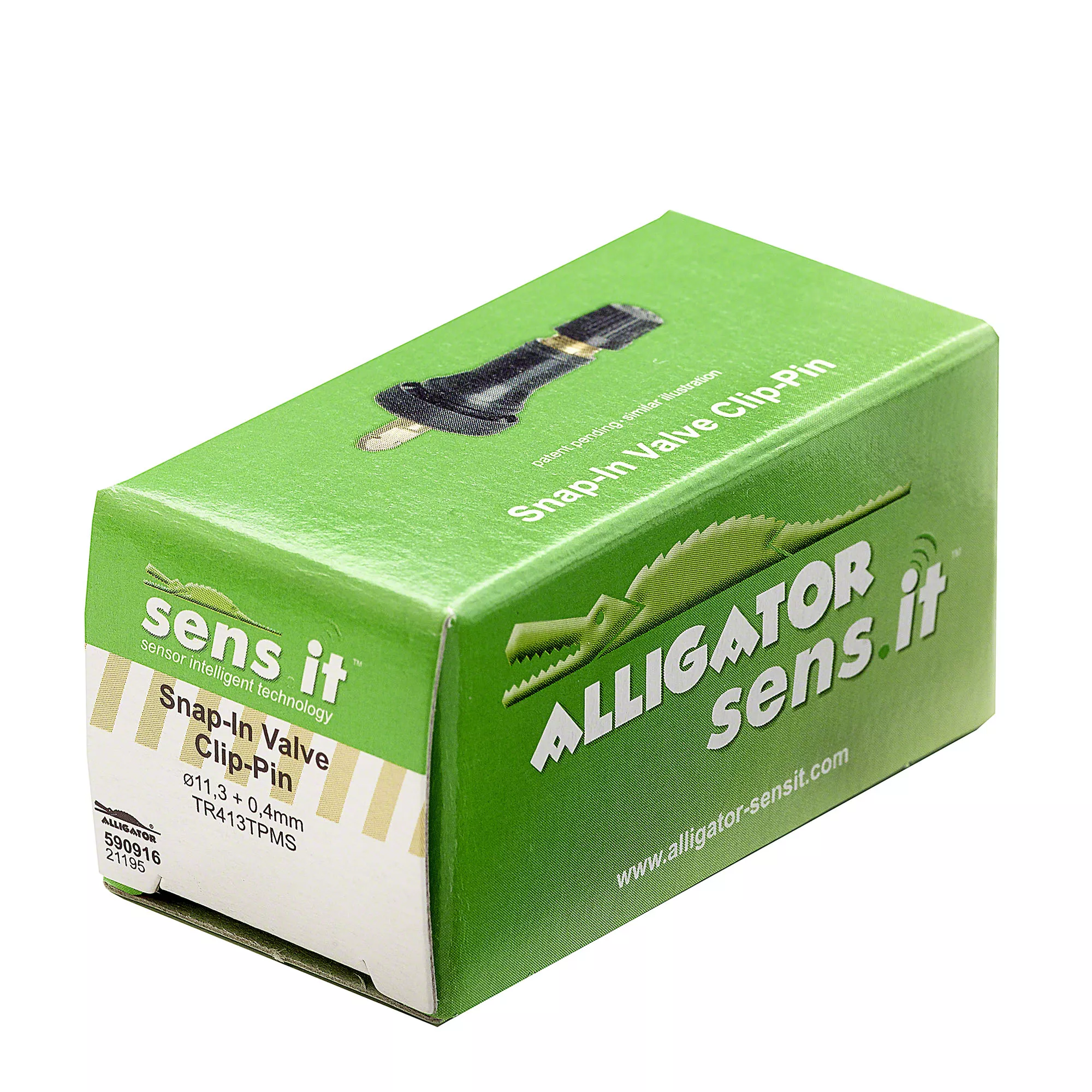 Alligator-RDKS-Ventil - snap-in, TR413, teilmontiert, PKW-9-590916