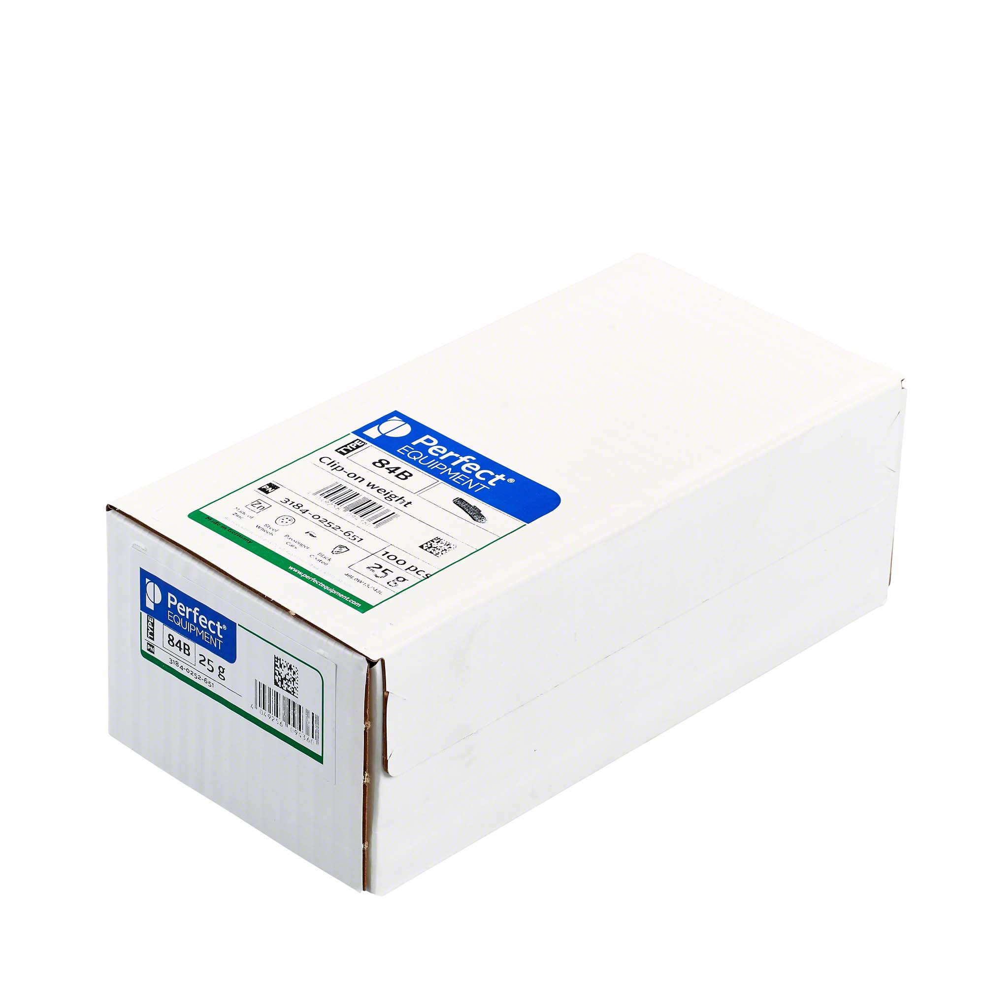 Perfect EQUIPMENT-Schlaggewicht - Typ 84B, 25g, Zink, schwarz-3184-0252-651