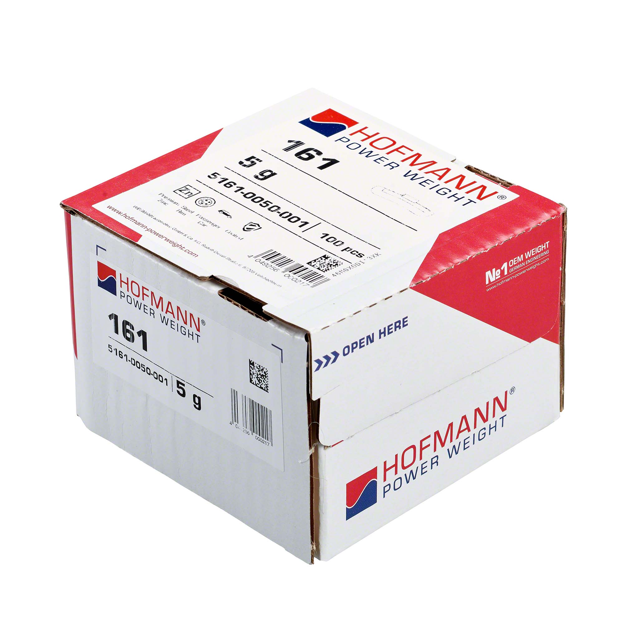 HOFMANN POWER WEIGHT-Schlaggewicht - Typ 161, 5g, Zink, silber-5161-0050-001