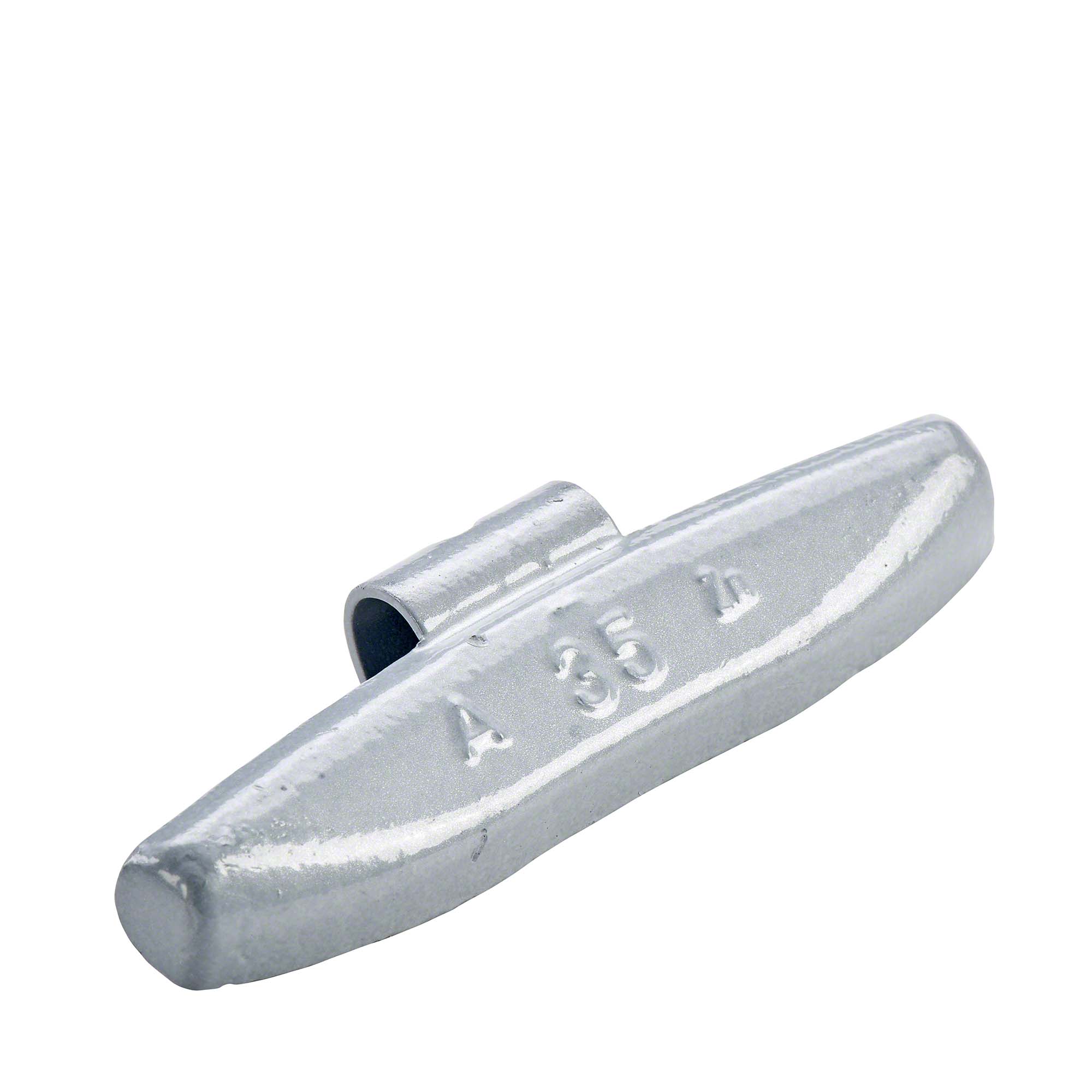 contrapesa de clip - Typ 63, 35 g, zinc, plata