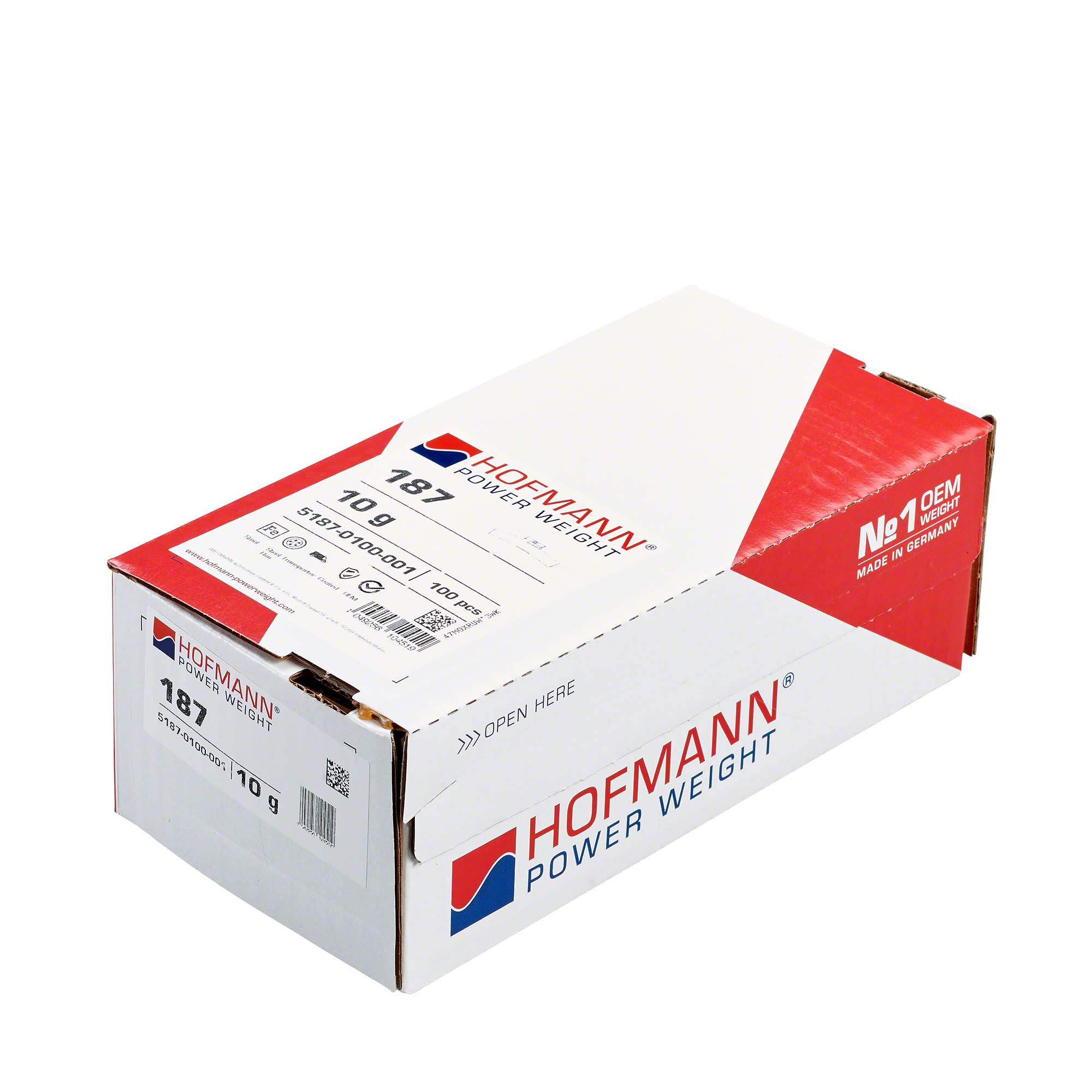 HOFMANN POWER WEIGHT-Schlaggewicht - Typ 187, 10g, Stahl, silber-5187-0100-001
