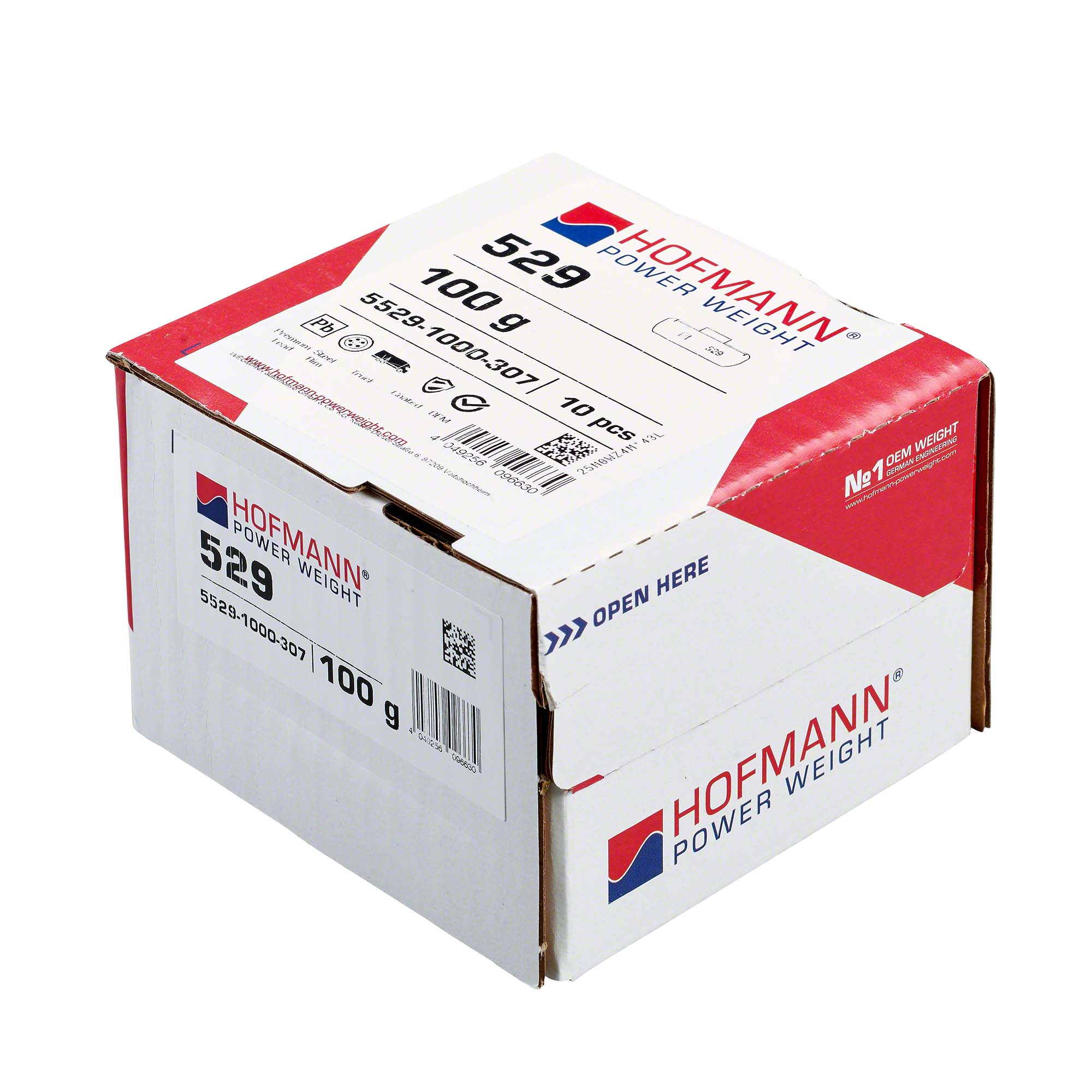 HOFMANN POWER WEIGHT-Schlaggewicht - Typ 529, 100g, Blei, silber-5529-1000-307