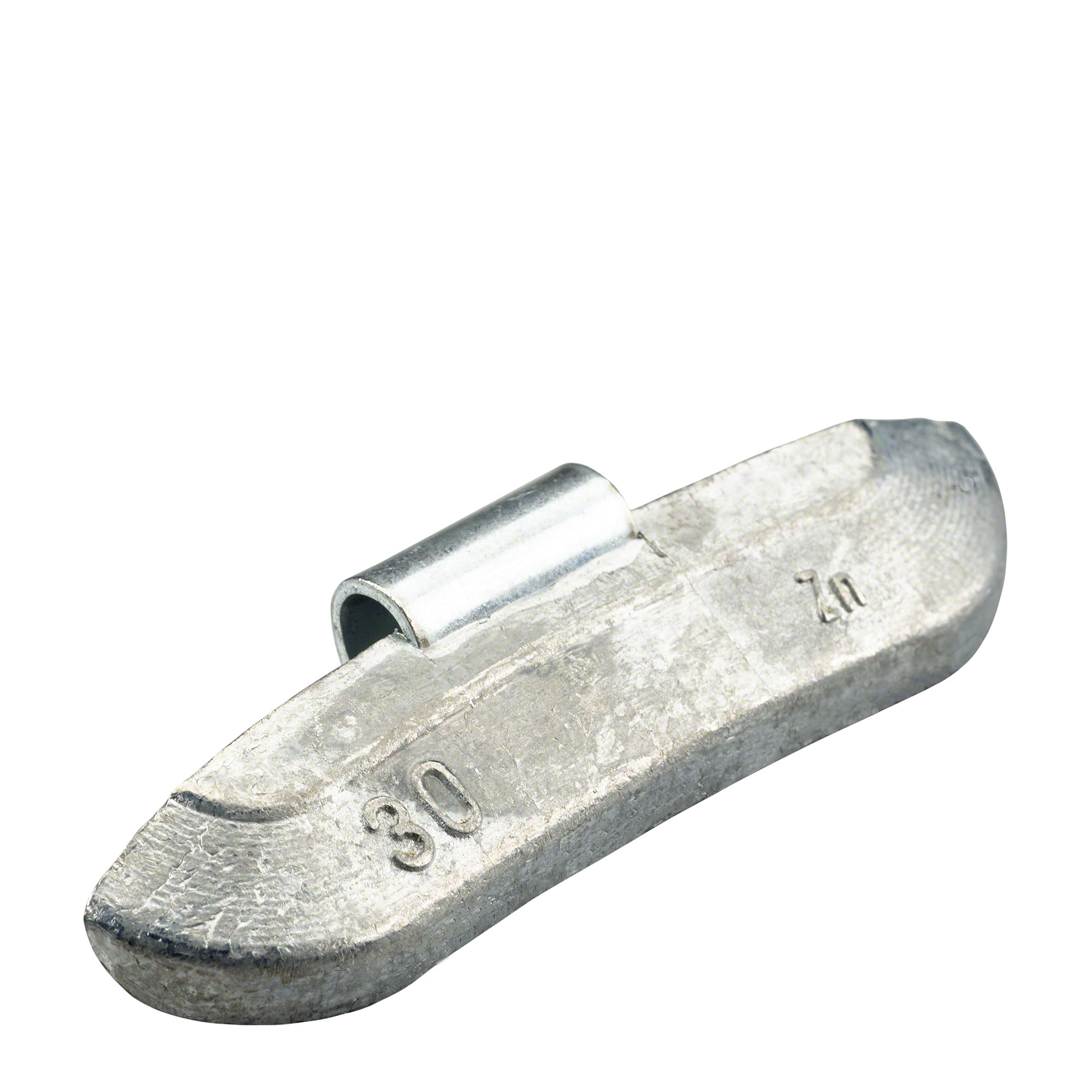 -100× Schlaggewicht Remog -Typ ZG18- - Typ ZG18, 30 g, Zink, Silber-4142-0302-001