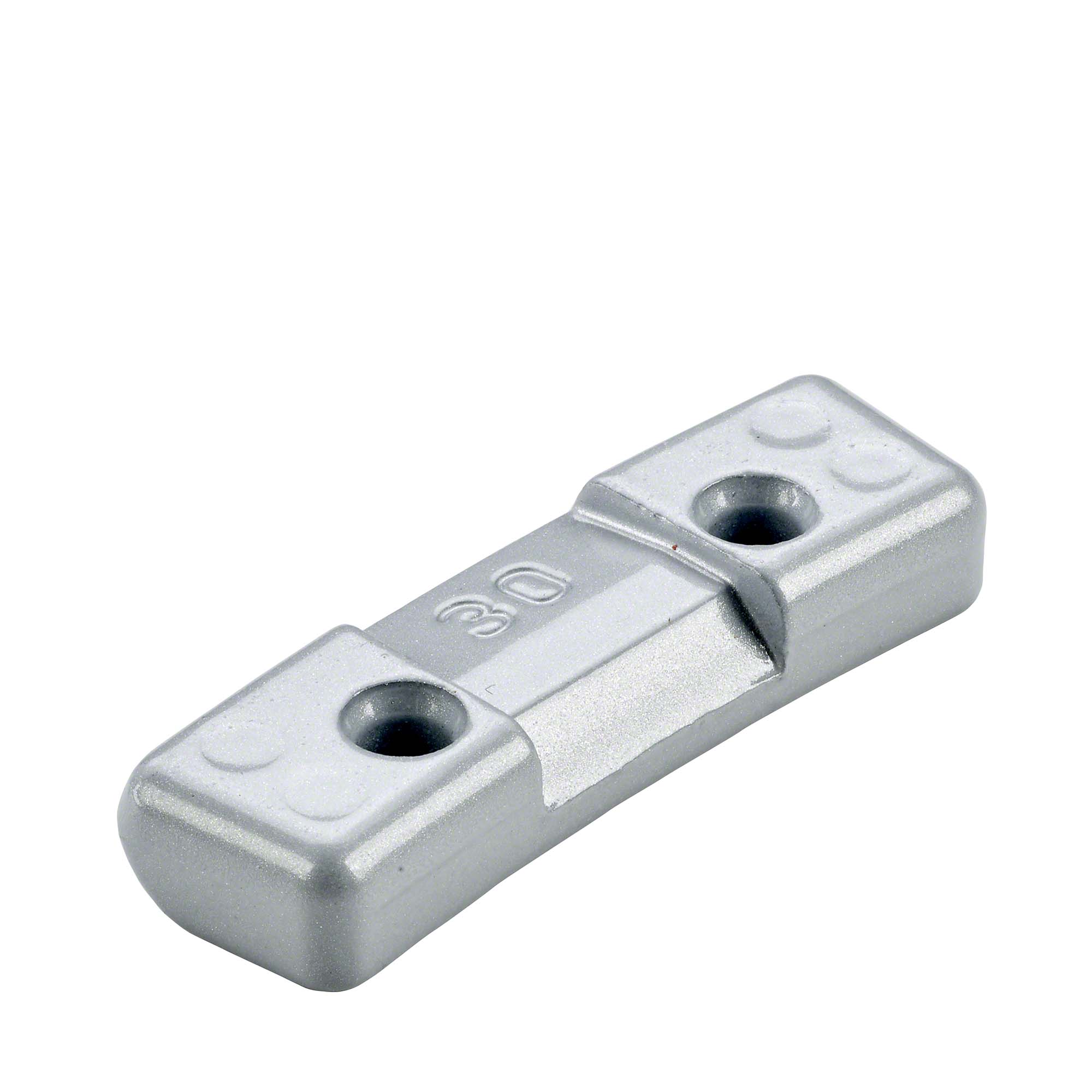 Safety weight - Typ 260, 30 g, zinc, silver