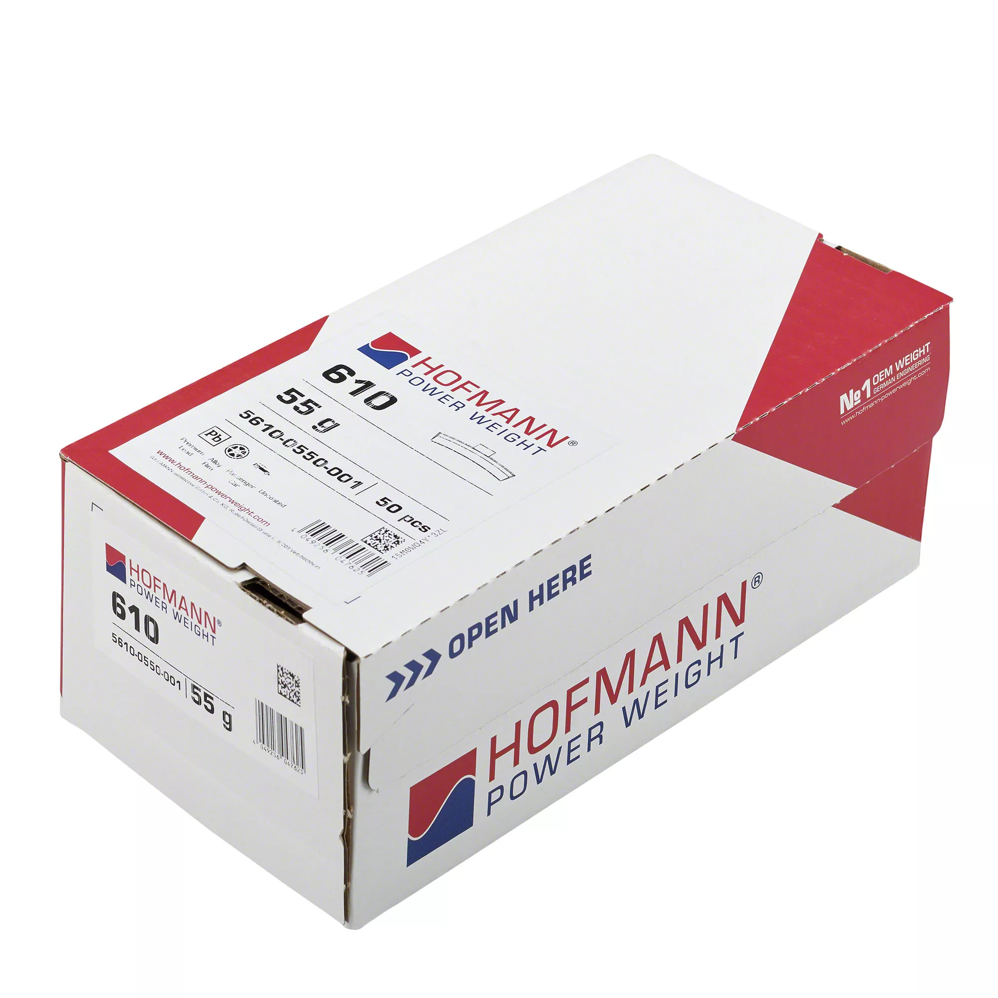 HOFMANN POWER WEIGHT-Schlaggewicht - Typ 610, 55g, Blei, grau-5610-0550-001