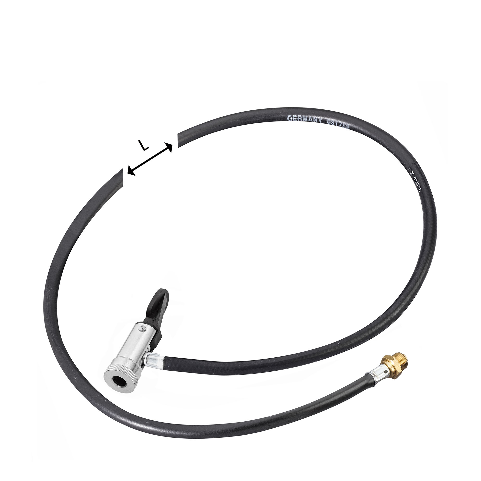 Gator Inflator spare hose with thumb-lock air chuck - 6.000 mm