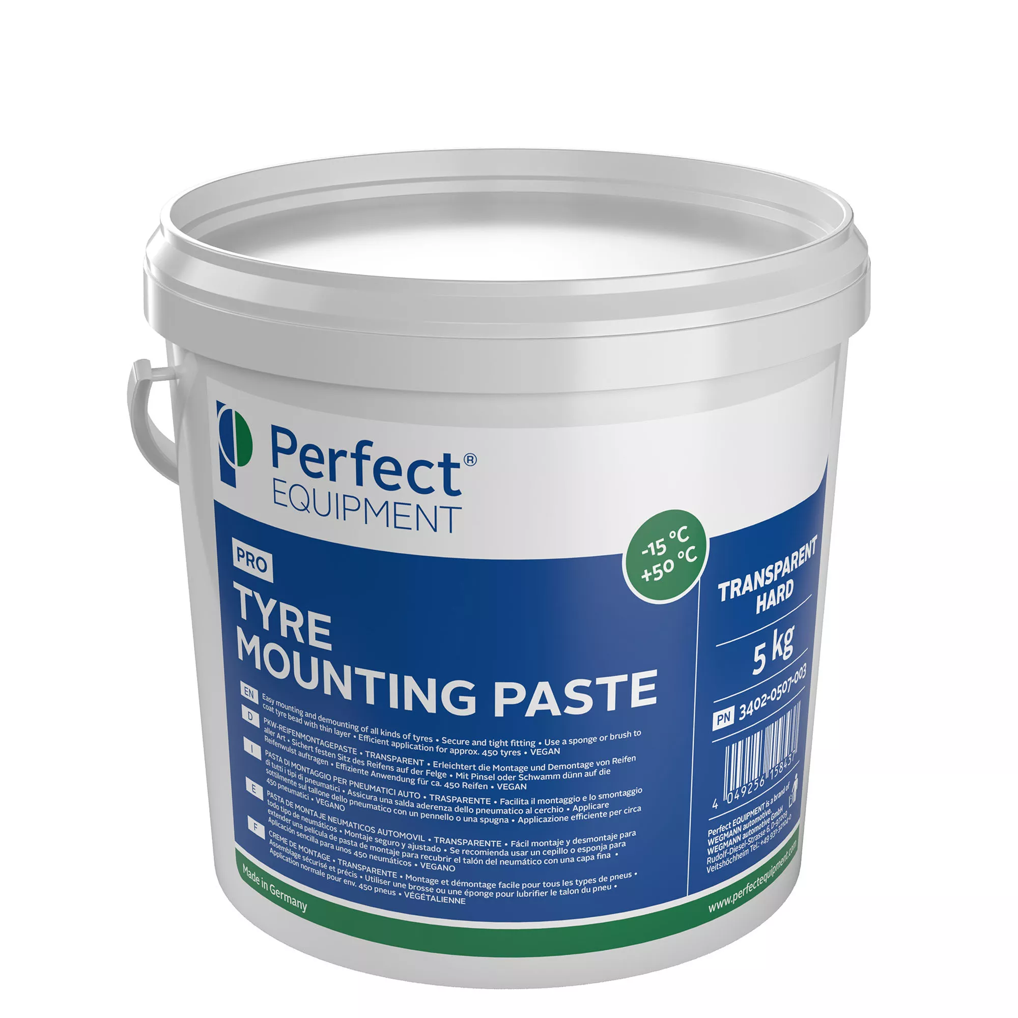 Perfect EQUIPMENT-Montagepaste PRO - transparent, fest, 5kg-3402-0507-003