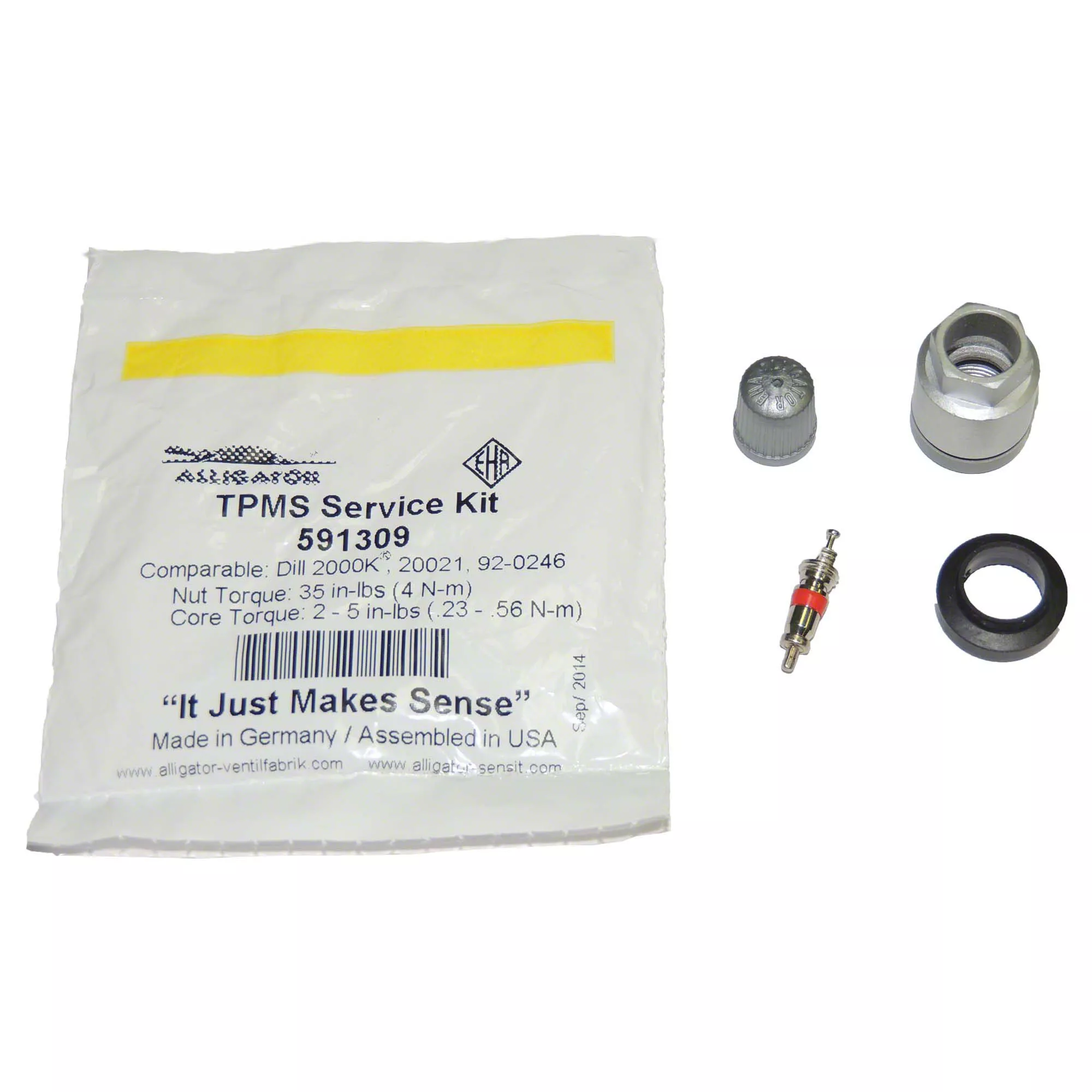 Alligator-Alligator 9-591309 1x RDKS Service Kit 2000K, TPMS Service Kit, Reifendruckkontrollsystem-9-591309