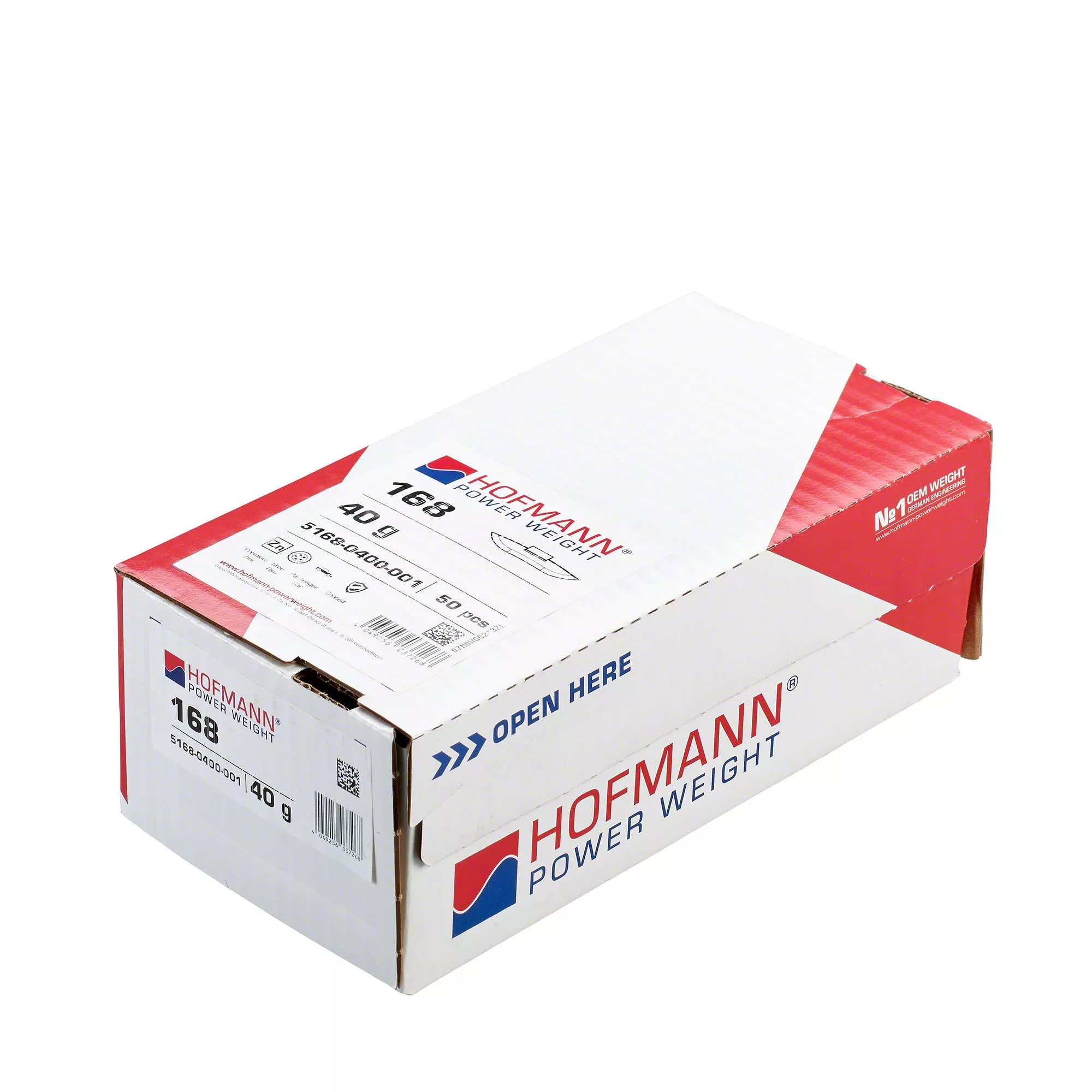 HOFMANN POWER WEIGHT-Schlaggewicht - Typ 168, 40 g, Zink, Silber-5168-0400-001