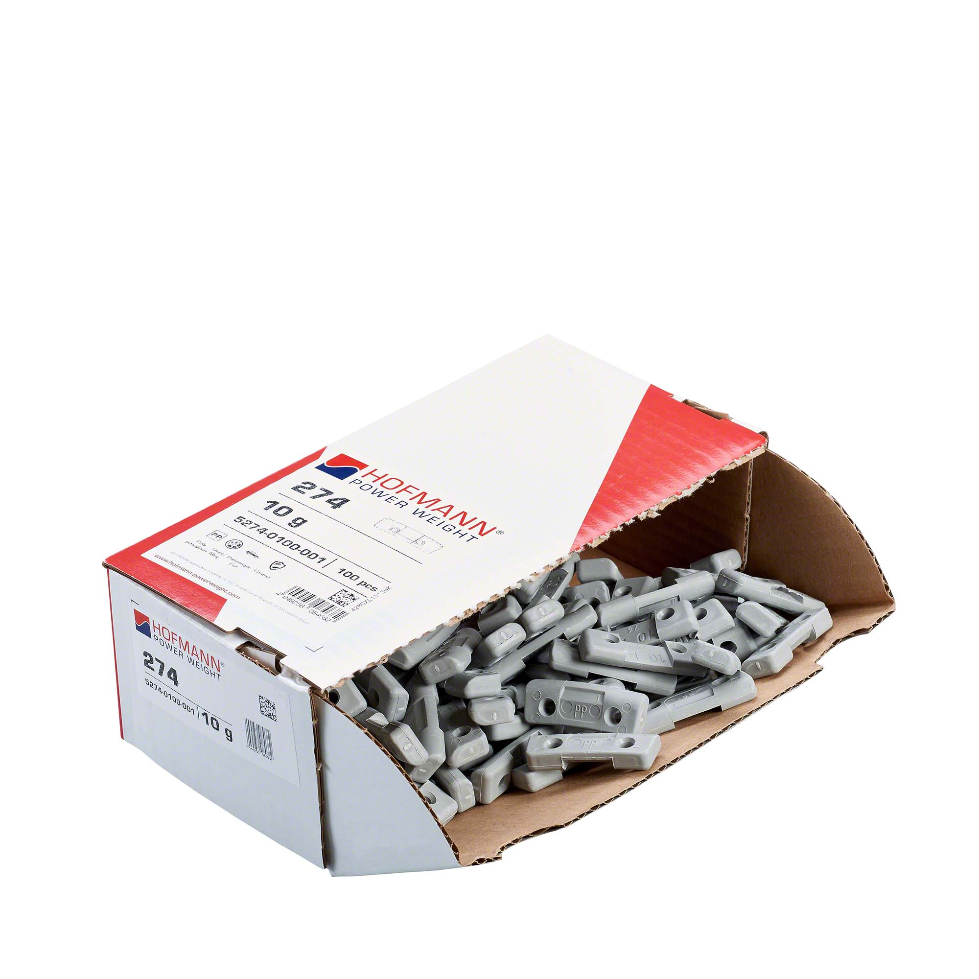 HOFMANN POWER WEIGHT-Sicherheitsgewicht - Typ 274, 10 g, Kunststoff, Silber-5274-0100-001