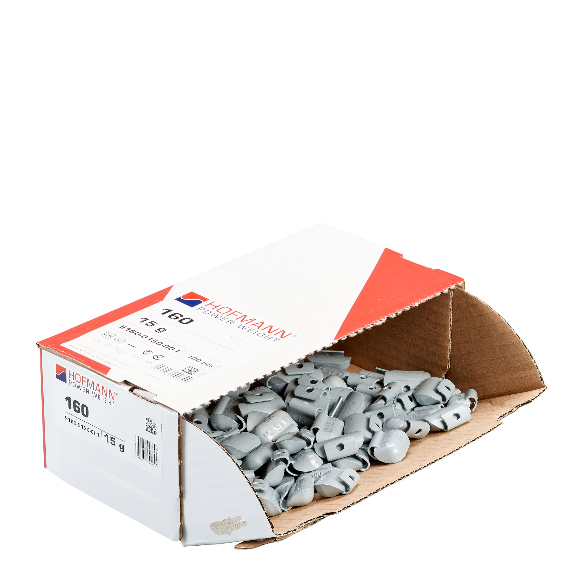 HOFMANN POWER WEIGHT-Schlaggewicht - Typ 160, 15g, Zink, silber-5160-0150-001