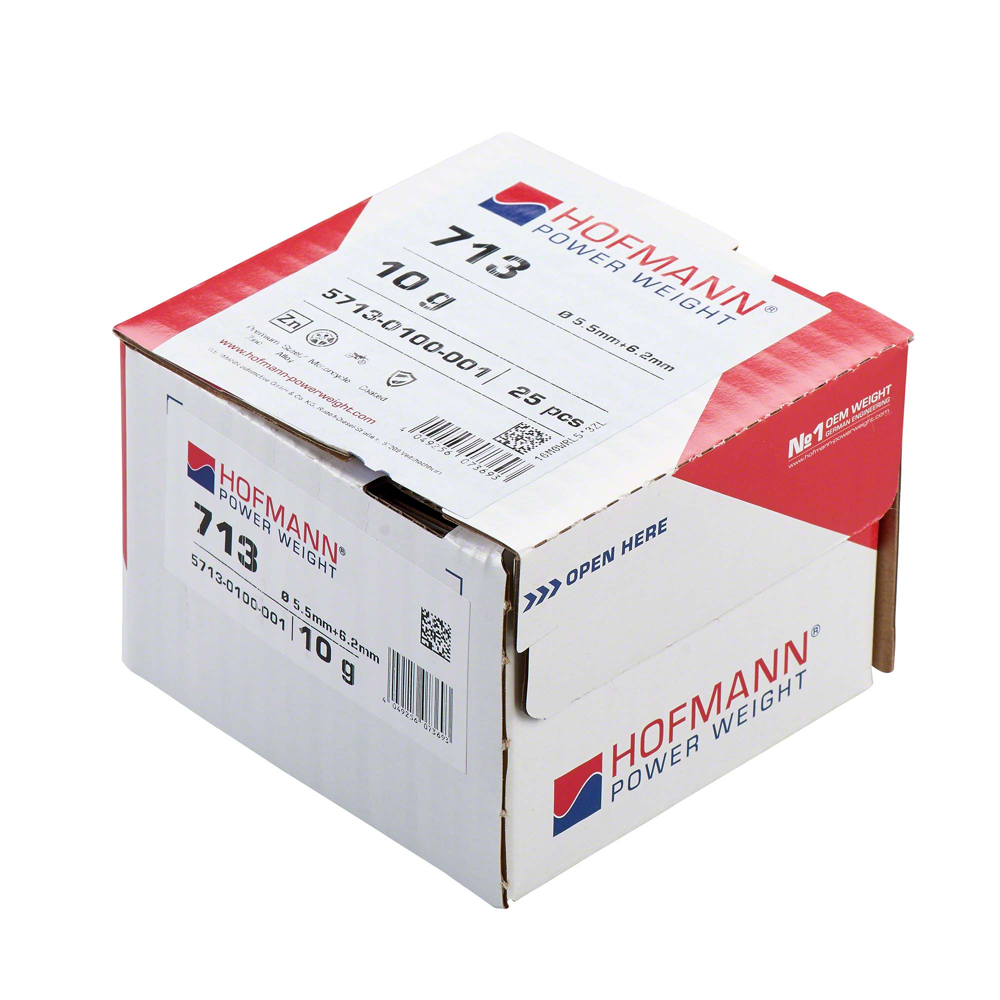 HOFMANN POWER WEIGHT-Speichengewicht - Typ 713, 10 g, Zink-5713-0100-001
