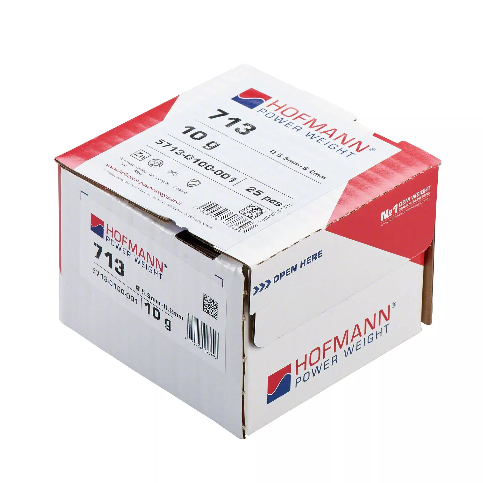 HOFMANN POWER WEIGHT-Speichengewicht - Typ 713, 10 g, Zink-5713-0100-001