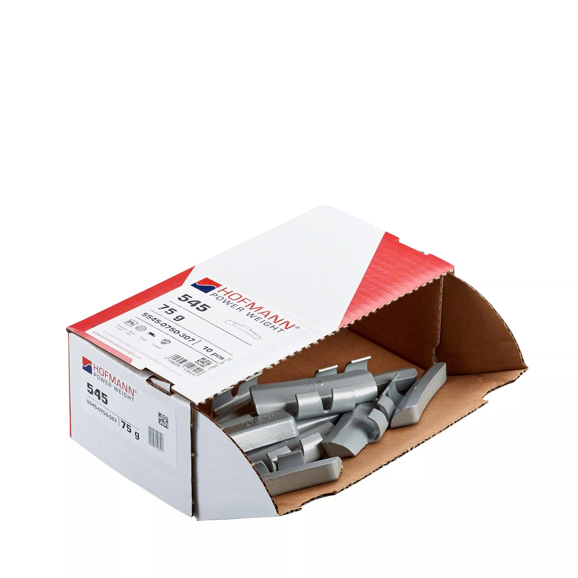 HOFMANN POWER WEIGHT-10× Schlaggewicht Hofmann Power Weight -Typ 545- - Typ 545, 75 g, Zink, Silber-5545-0750-307