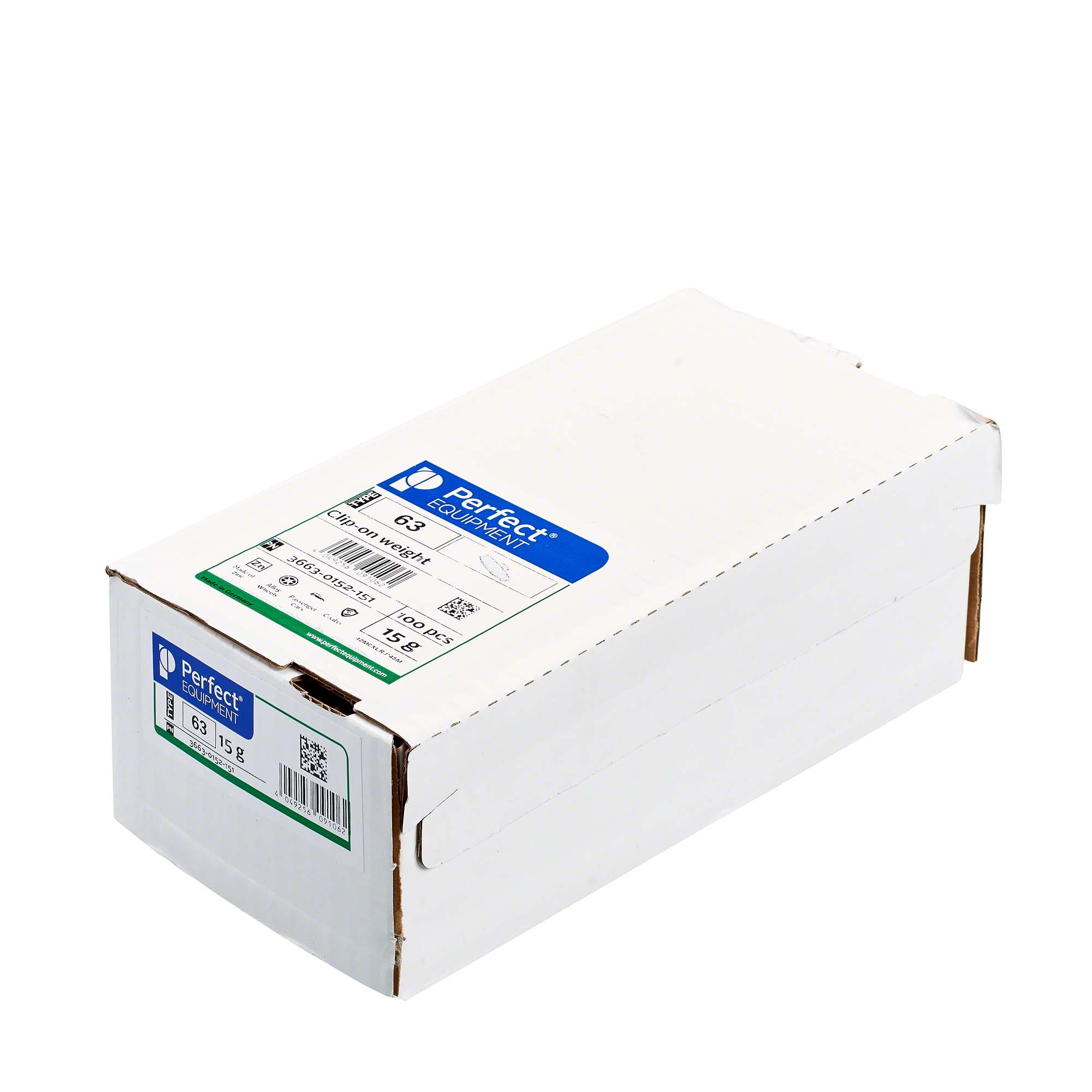 Perfect EQUIPMENT-Schlaggewicht - Typ 63, 15g, Zink, silber-3663-0152-151