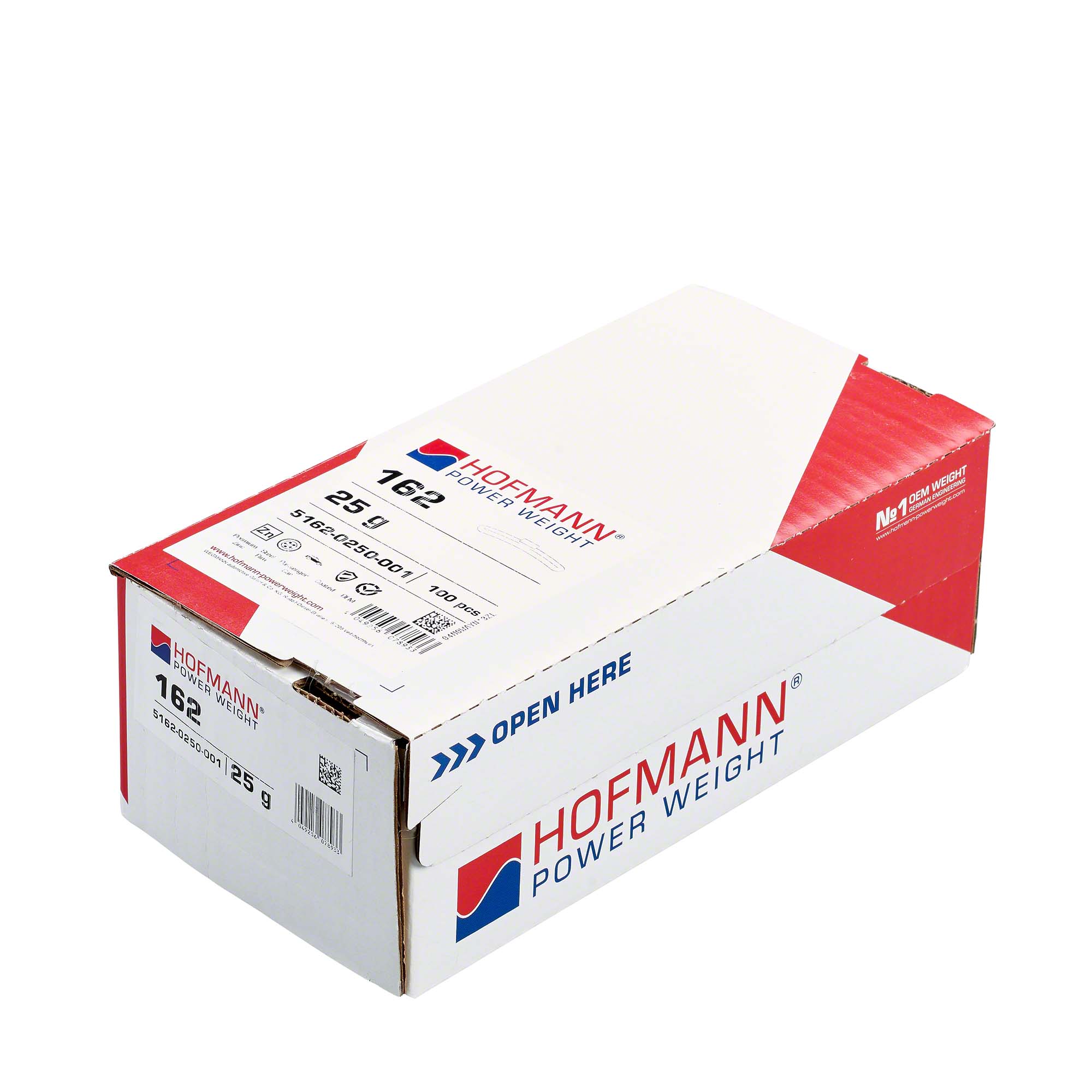 HOFMANN POWER WEIGHT-Schlaggewicht - Typ 162, 25 g, Zink, Silber-5162-0250-001