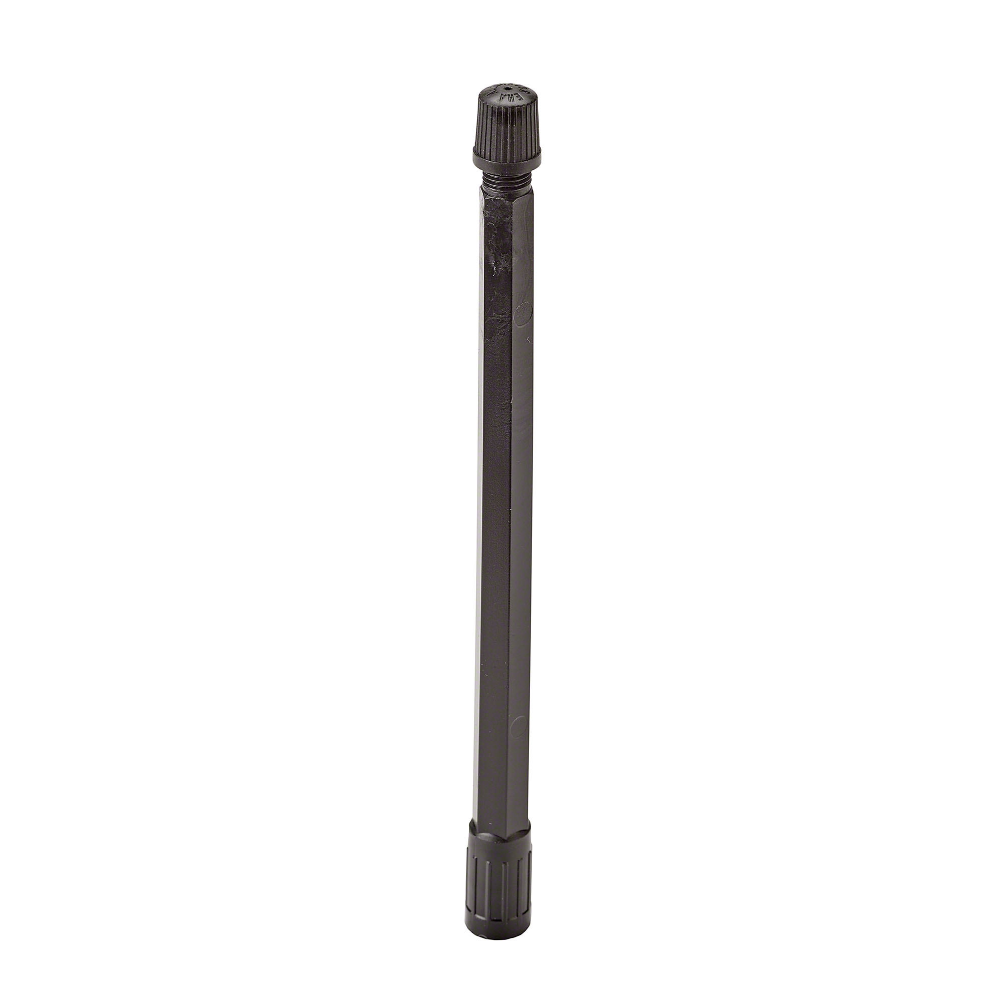 Valve extension - 132,5 mm, support tube, black