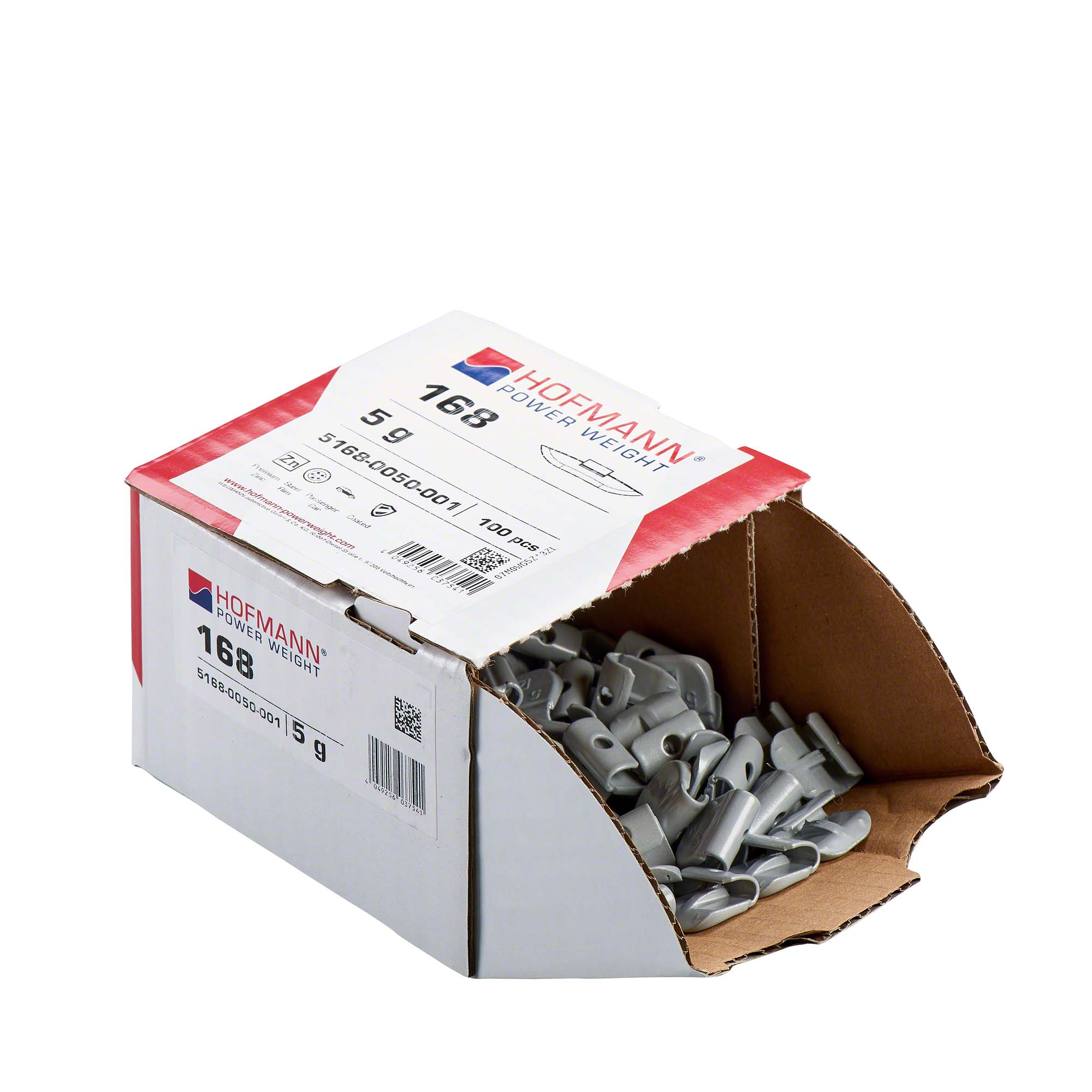 HOFMANN POWER WEIGHT-Schlaggewicht - Typ 168, 5g, Zink, silber-5168-0050-001