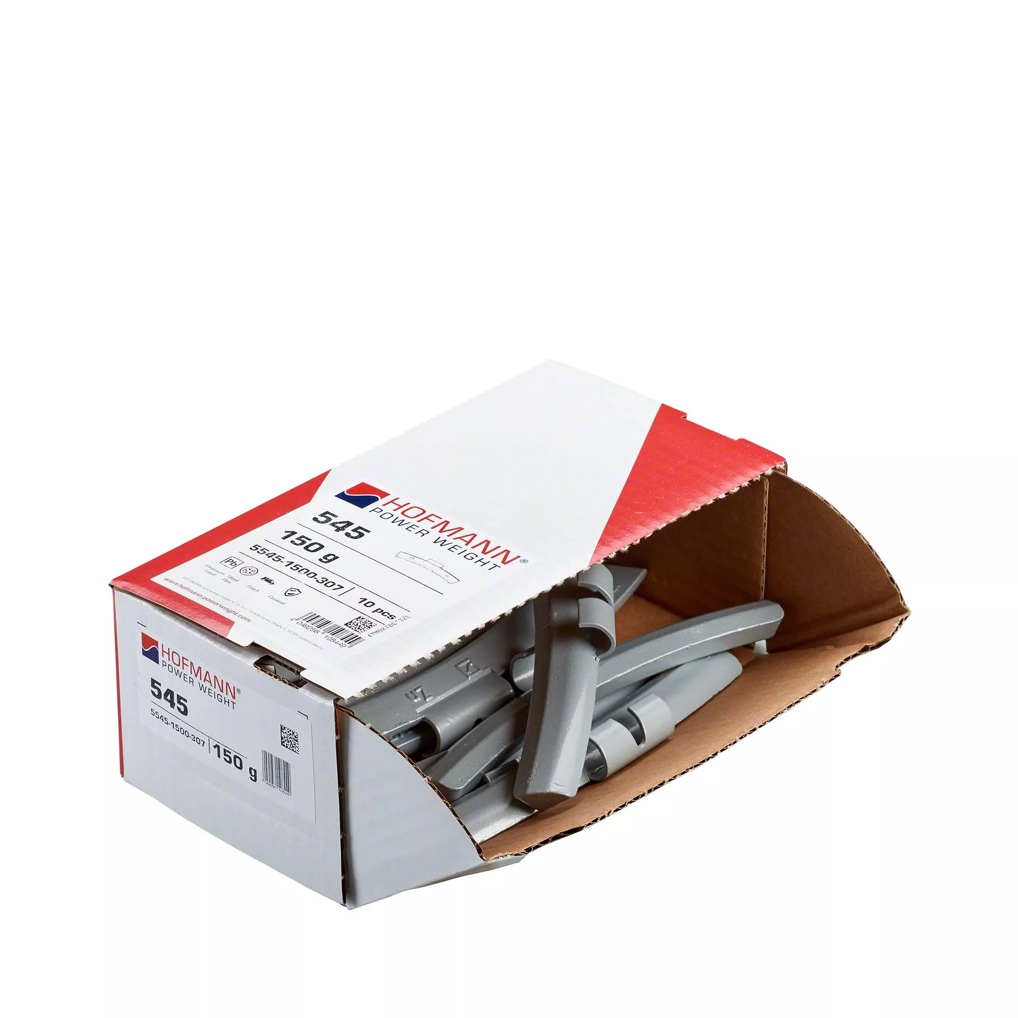 HOFMANN POWER WEIGHT-10× Schlaggewicht Hofmann Power Weight -Typ 545- - Typ 545, 150 g, Zink, Silber-5545-1500-307