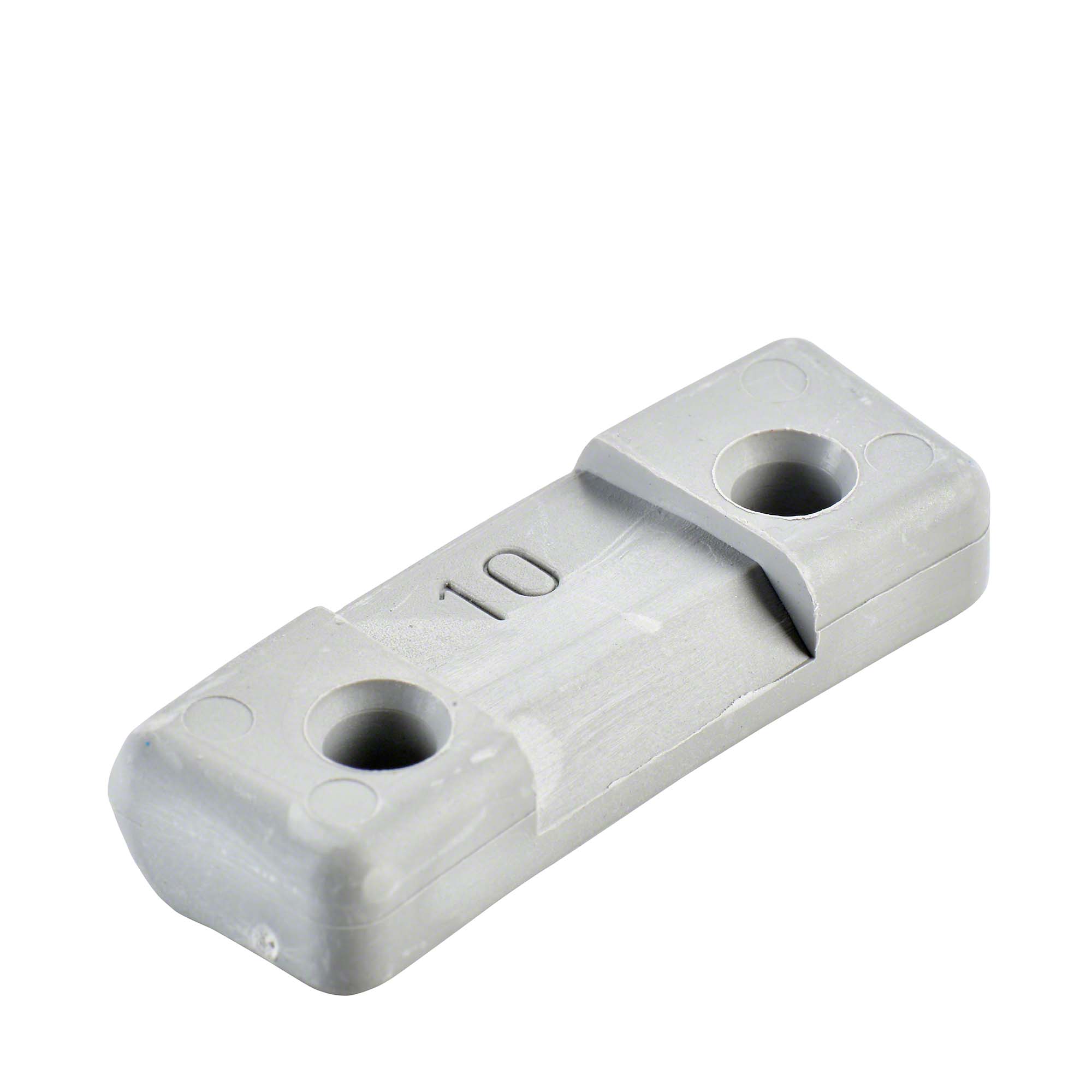 HOFMANN POWER WEIGHT-Sicherheitsgewicht - Typ 260, 10 g, Kunststoff, Silber-5260-0100-001