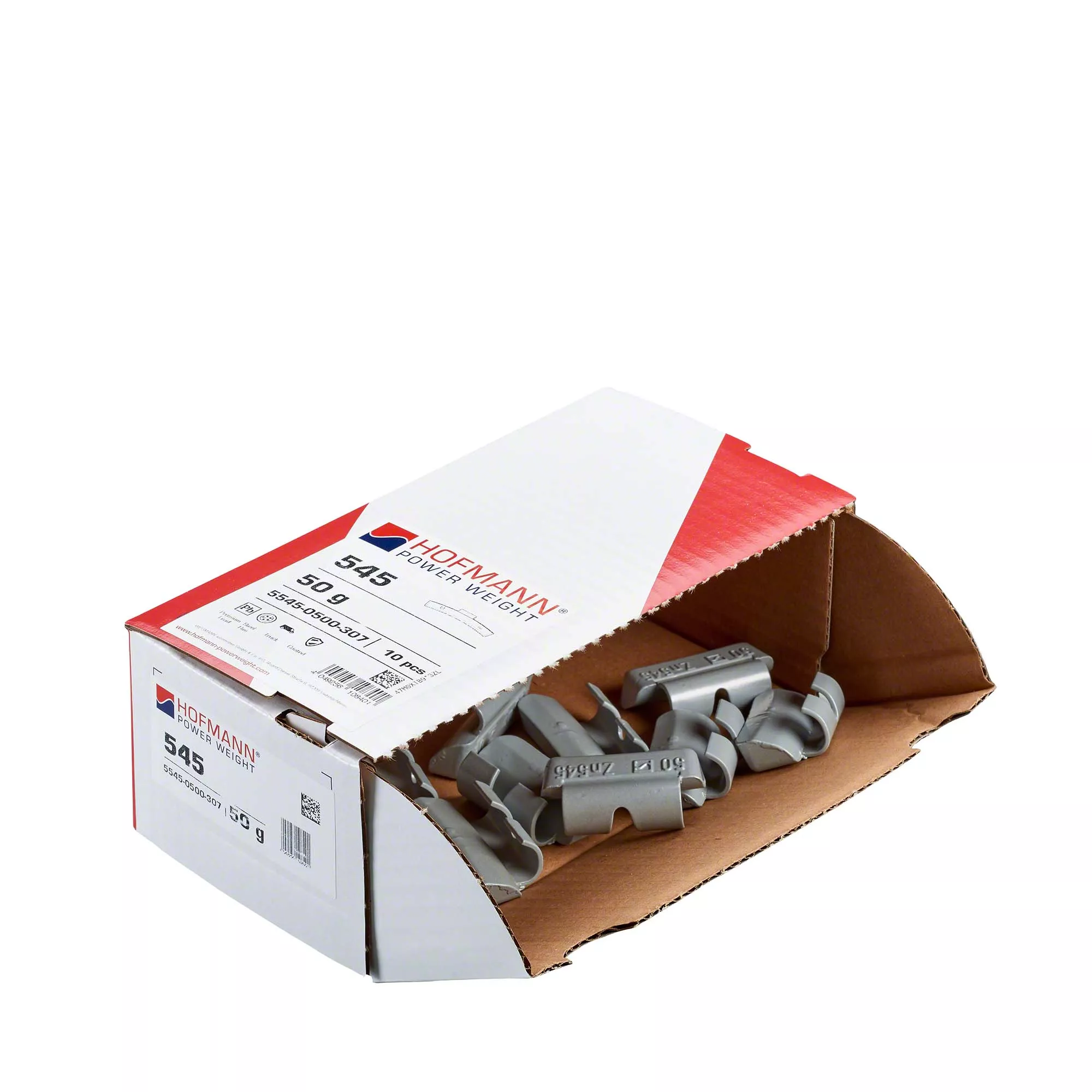 HOFMANN POWER WEIGHT-10× Schlaggewicht Hofmann Power Weight -Typ 545- - Typ 545, 50 g, Zink, Silber-5545-0500-307