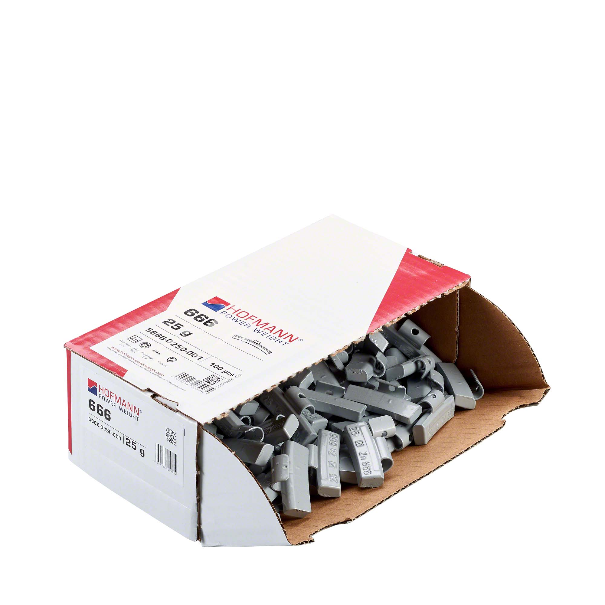HOFMANN POWER WEIGHT-Schlaggewicht - Typ 666, 25 g, Zink, Silber-5666-0250-001