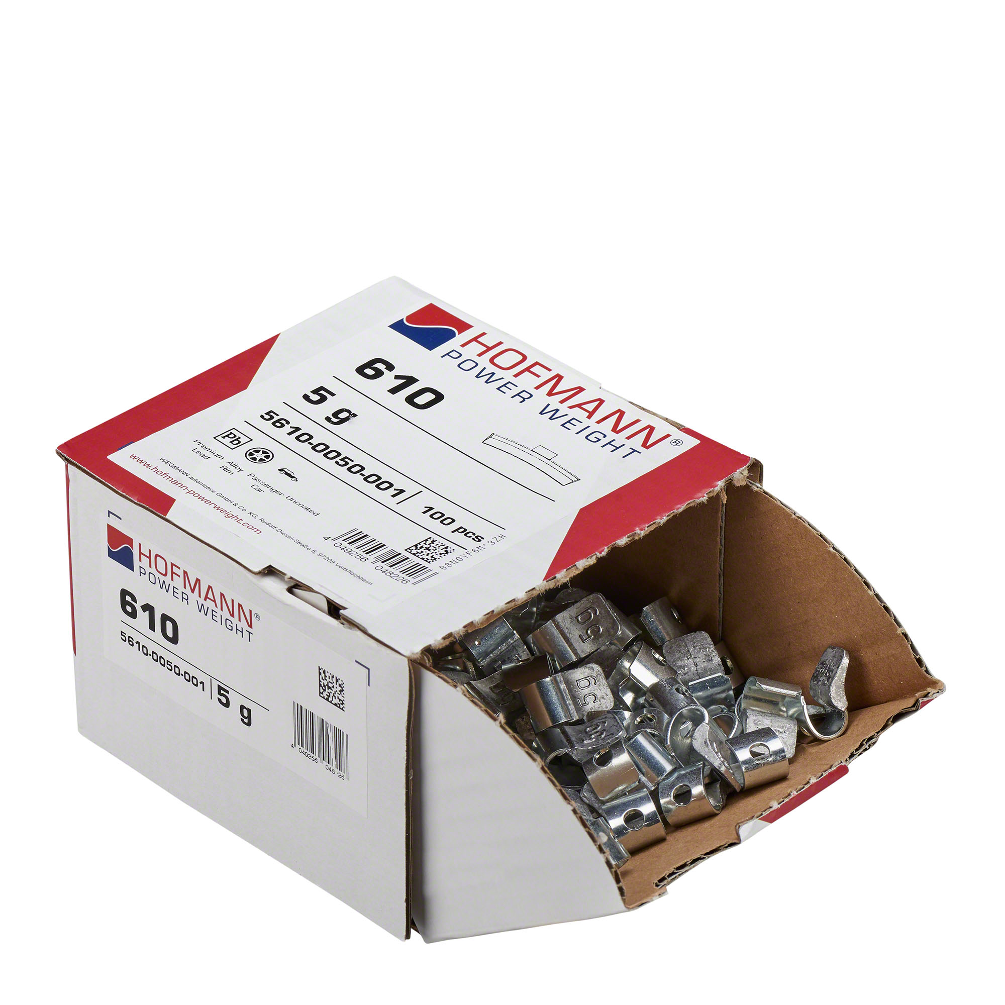 HOFMANN POWER WEIGHT-Schlaggewicht - Typ 610, 5g, Blei, grau-5610-0050-001
