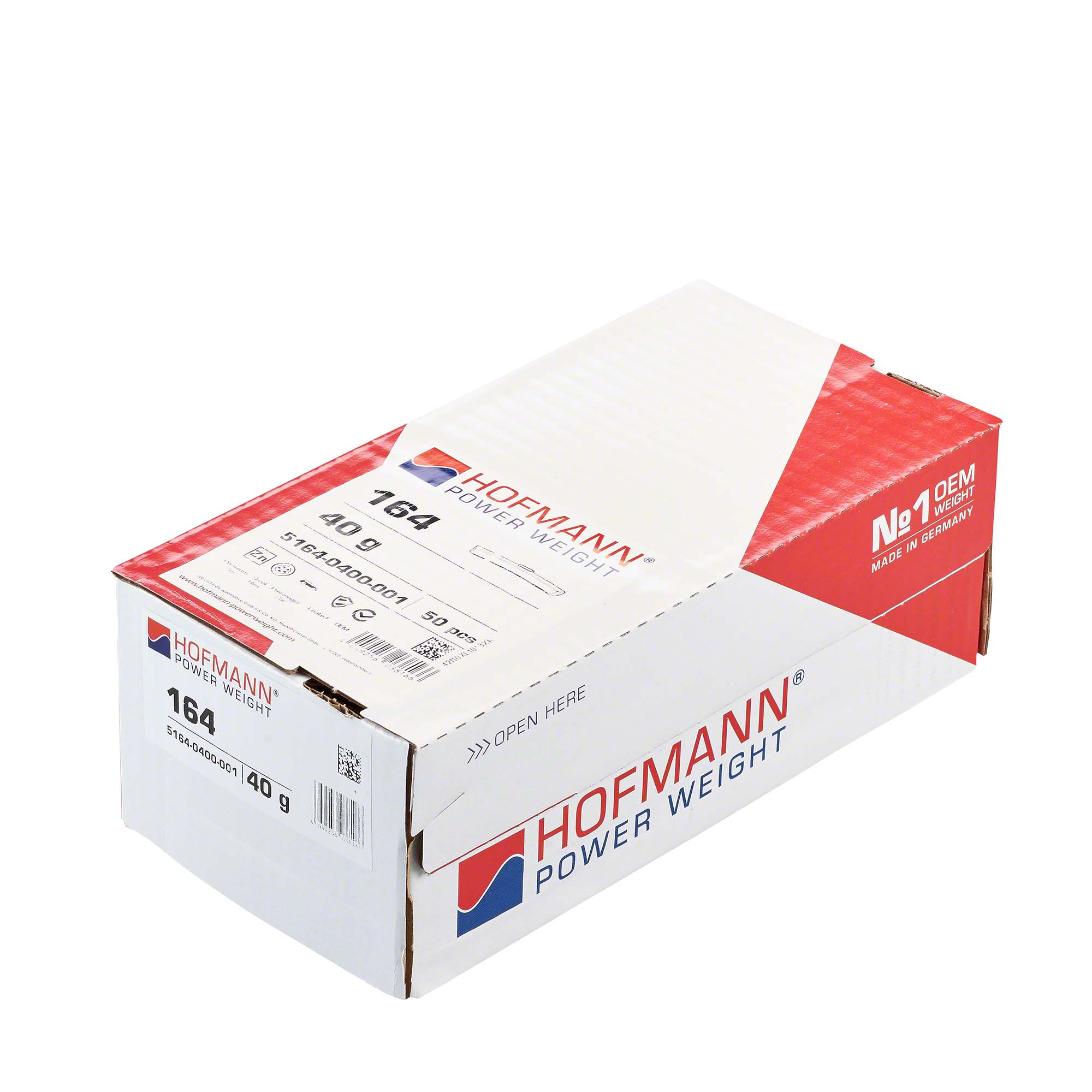 HOFMANN POWER WEIGHT-Schlaggewicht - Typ 164, 40g, Zink, silber-5164-0400-001