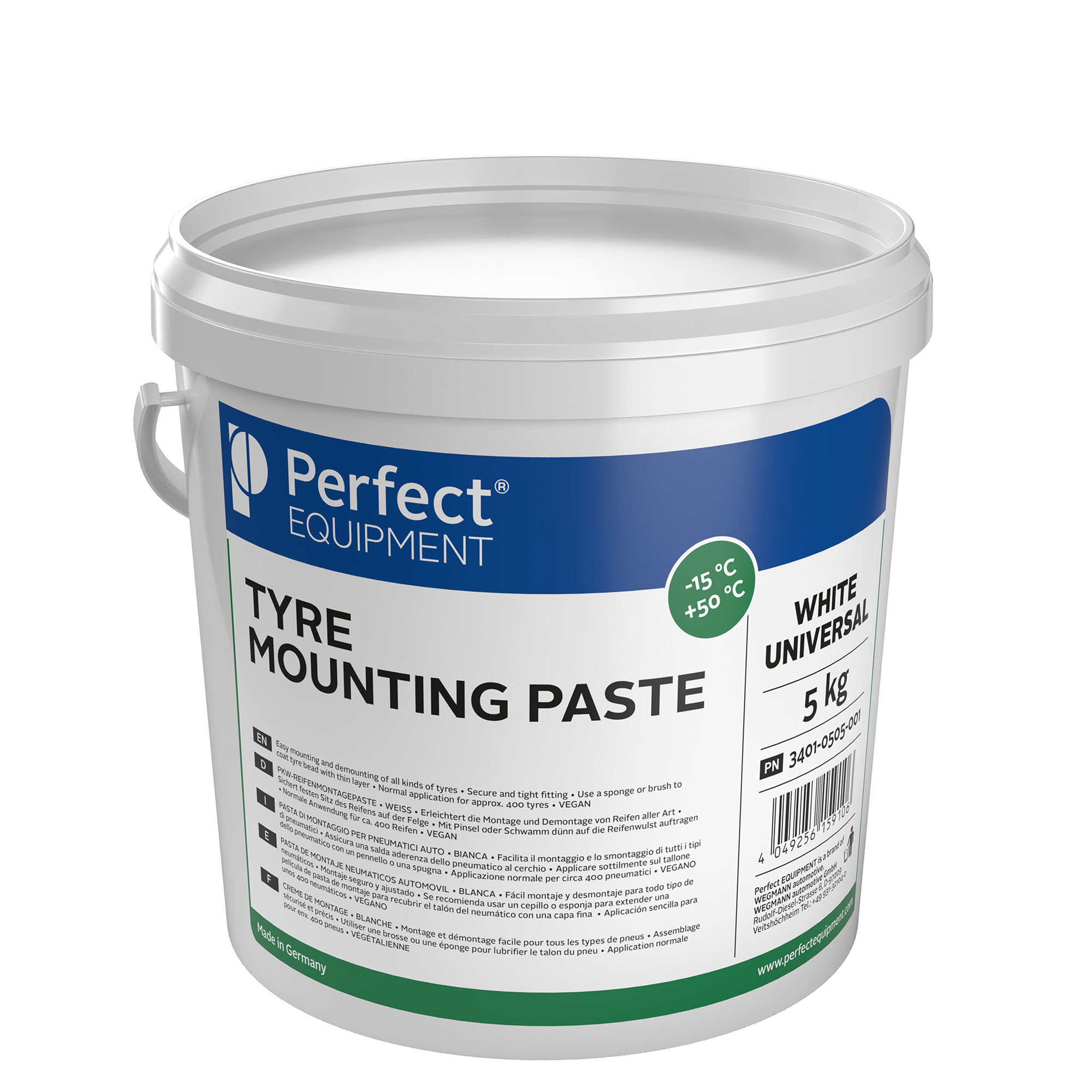 Perfect EQUIPMENT-Montagepaste - weiß, universal, 5kg-3401-0505-001