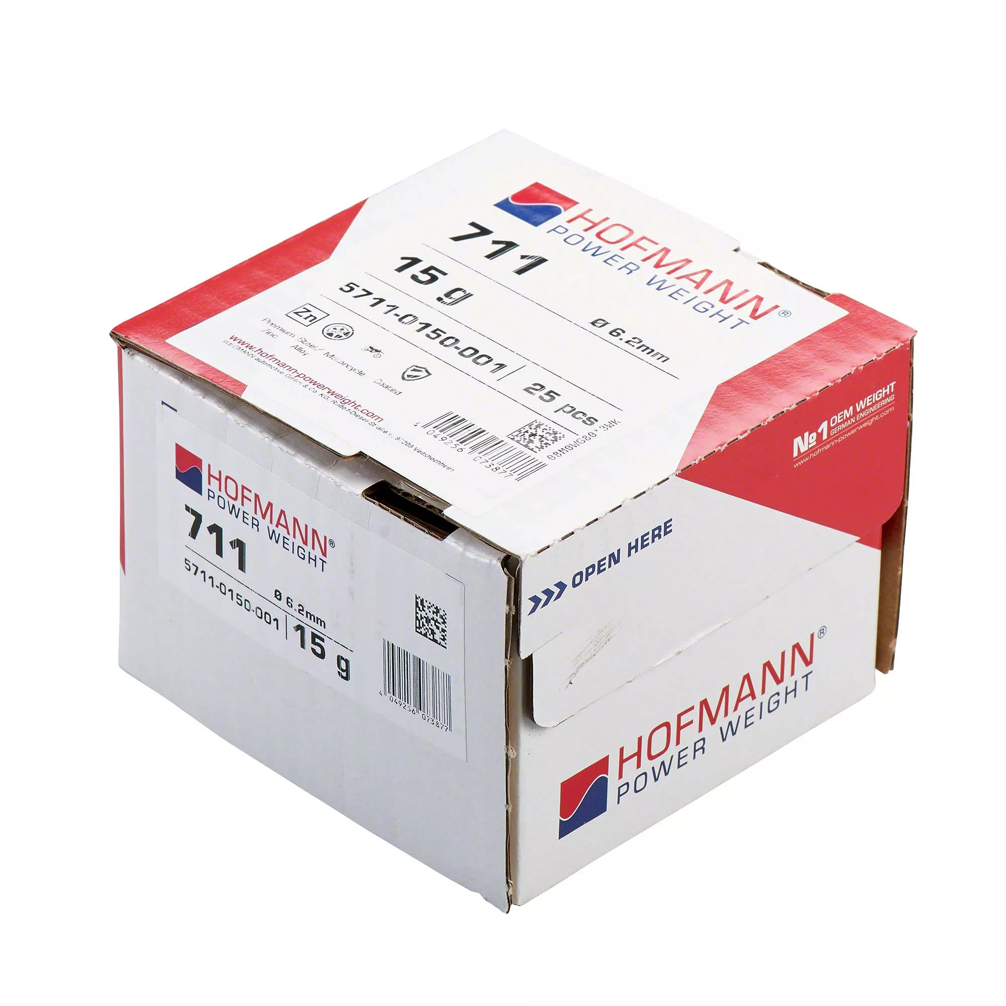 HOFMANN POWER WEIGHT-Speichengewicht - Typ 711, 15 g, Zink-5711-0150-001