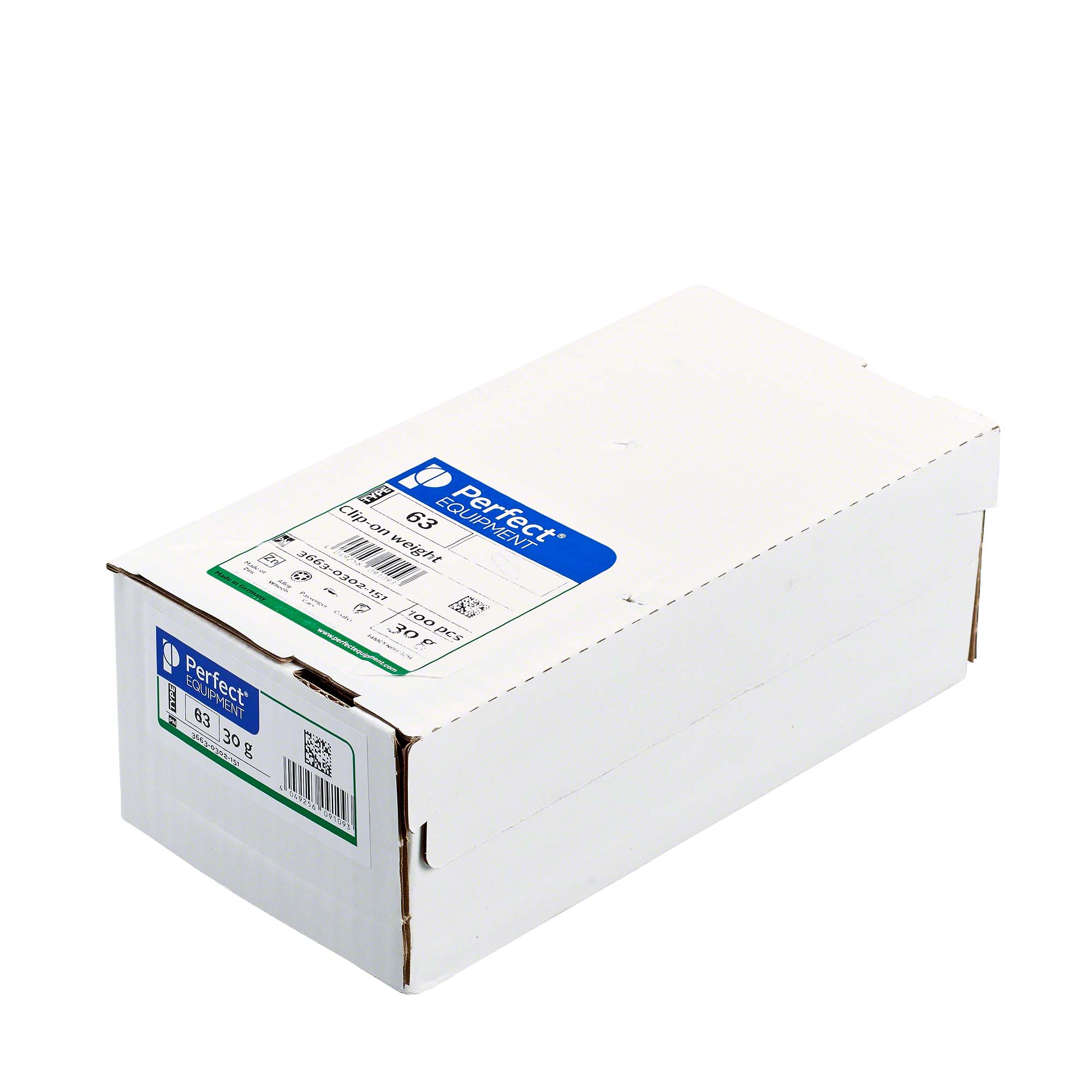 Perfect EQUIPMENT-Schlaggewicht - Typ 63, 30g, Zink, silber-3663-0302-151