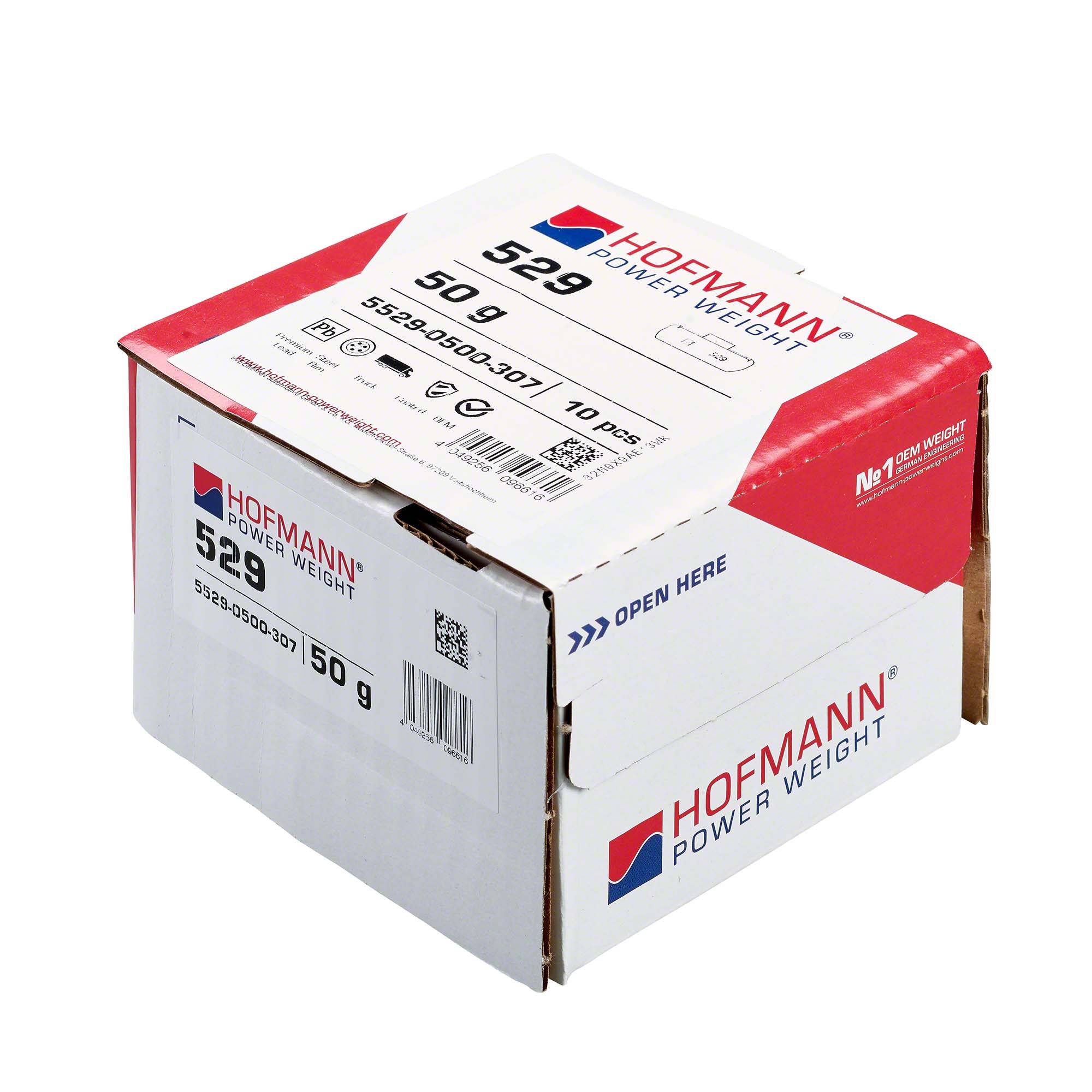 HOFMANN POWER WEIGHT-Schlaggewicht - Typ 529, 50g, Blei, silber-5529-0500-307